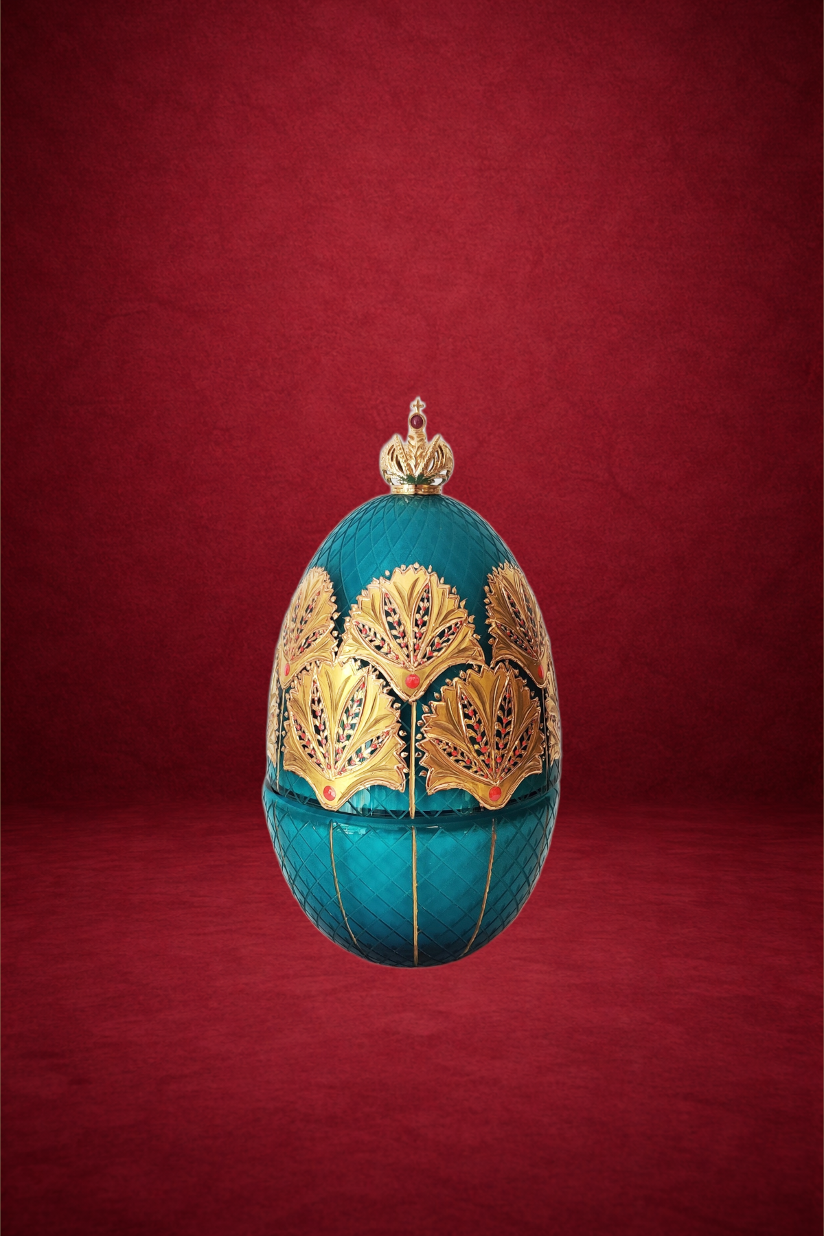 Sparkling 20's egg creation by Theo Fabergé inspired by the glamour and elegance of the 1920s.