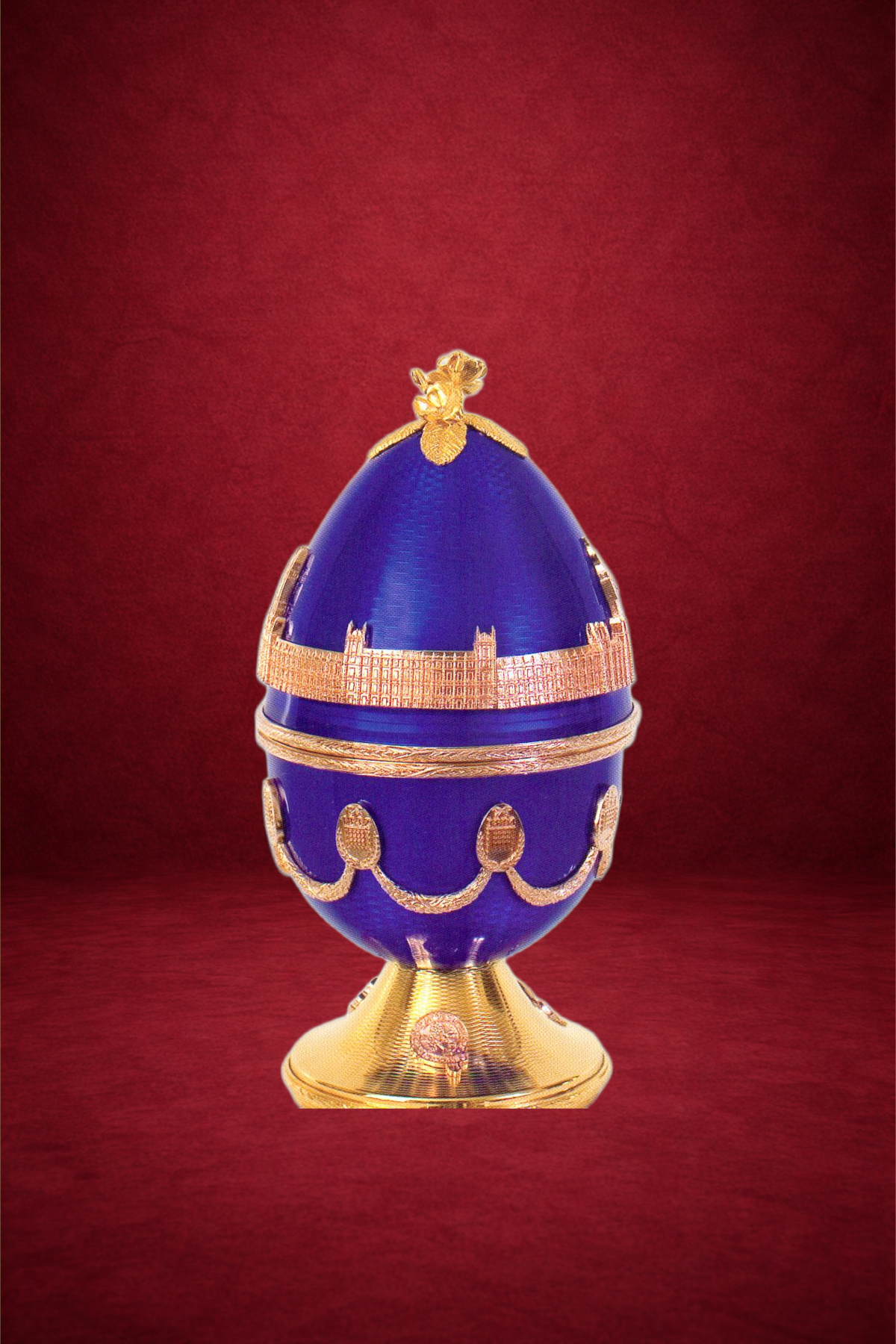 With Passion and Pride egg creation by Theo Fabergé celebrating craftsmanship and artistic excellence.