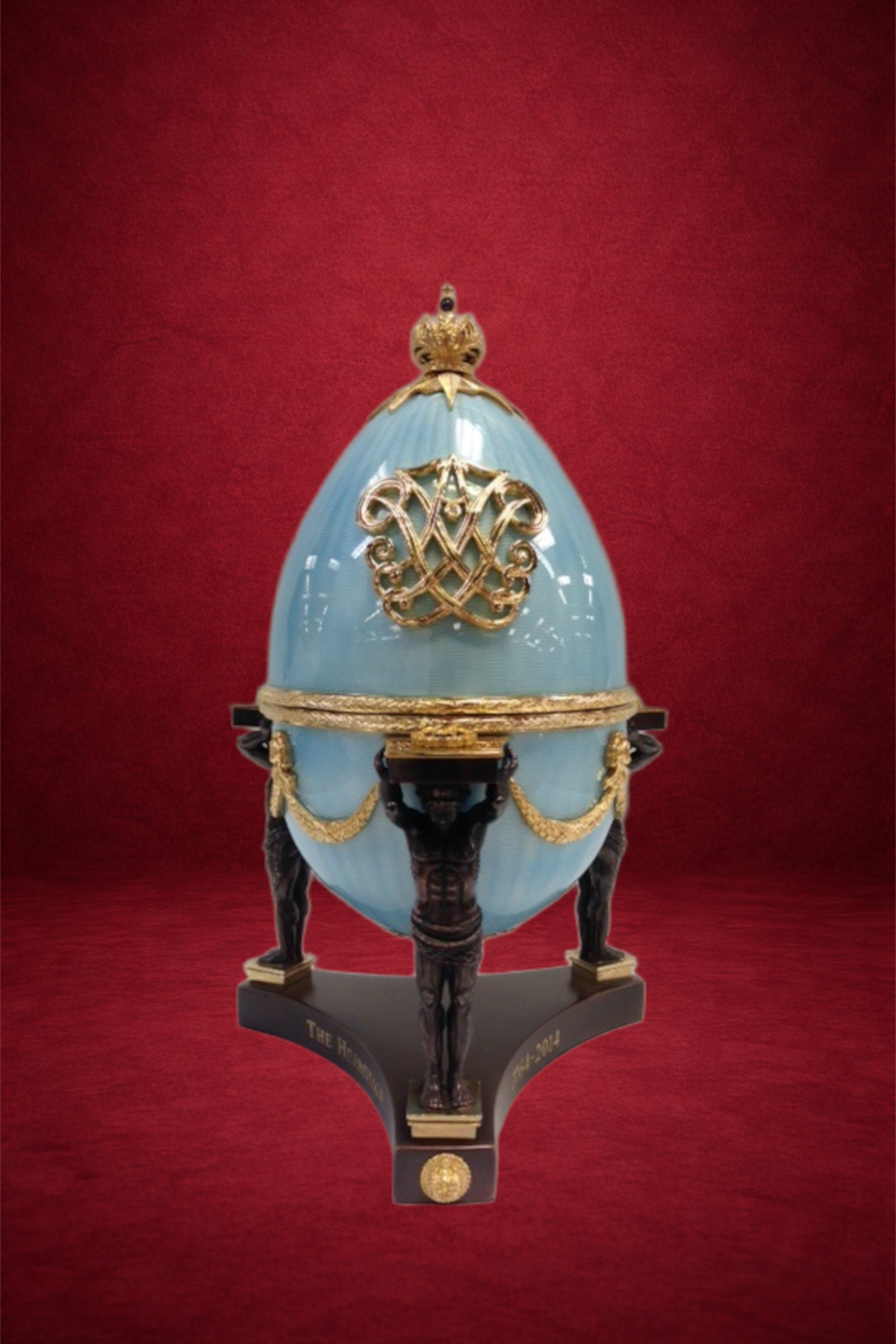 Hermitage egg creation by Theo Fabergé inspired by the State Hermitage Museum and Russian imperial artistry.