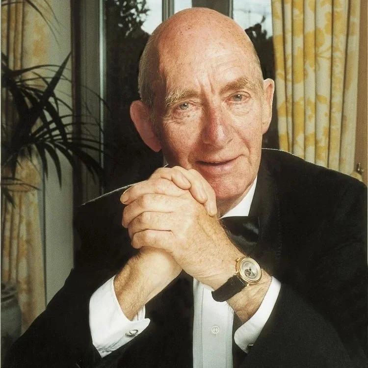 Portrait of Theo Fabergé, grandson of Carl Fabergé and creator of modern Fabergé-inspired luxury objets d’art.
