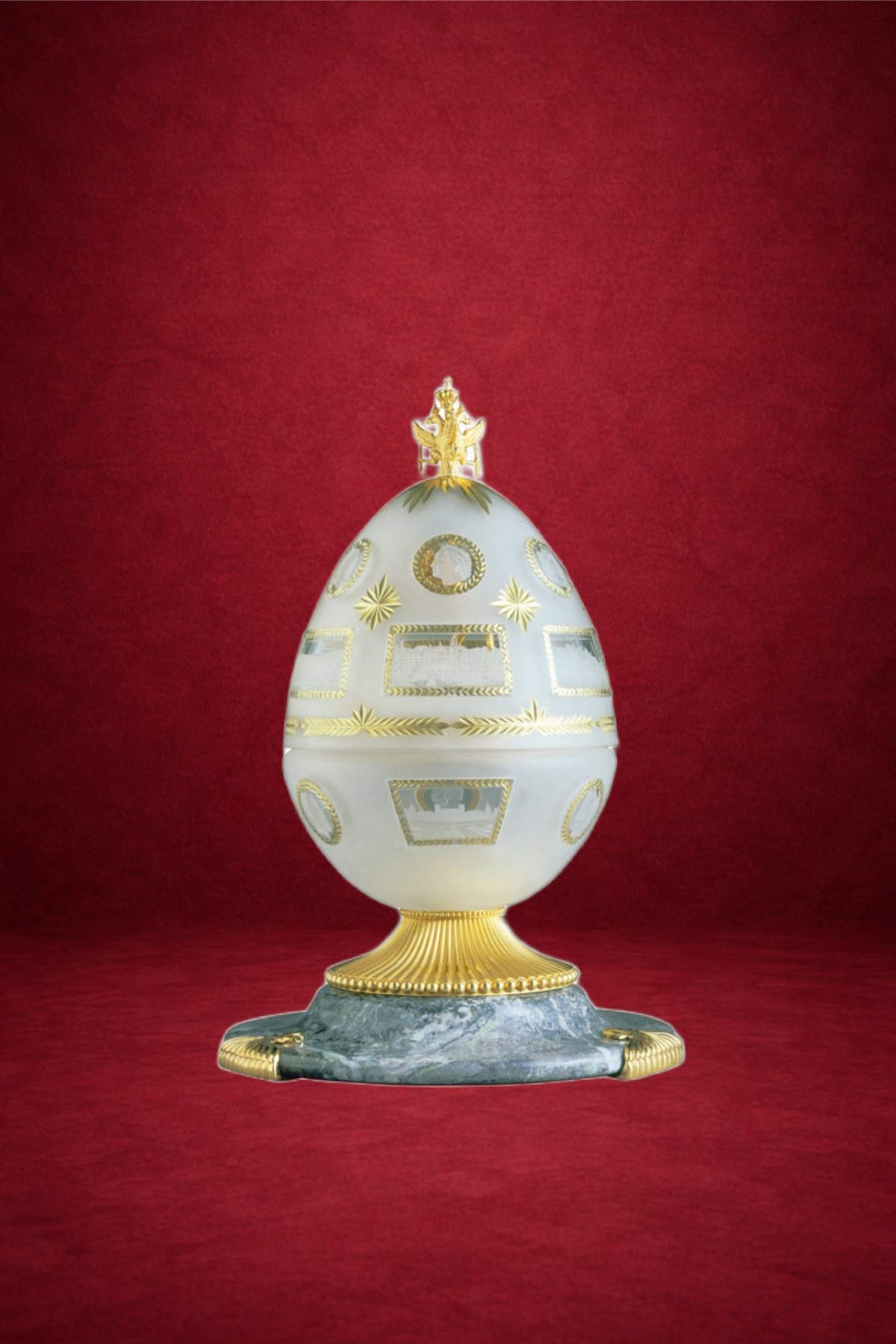 Tercentenary Egg creation by Theo Fabergé inspired by the glamour and elegance of the 1920s.