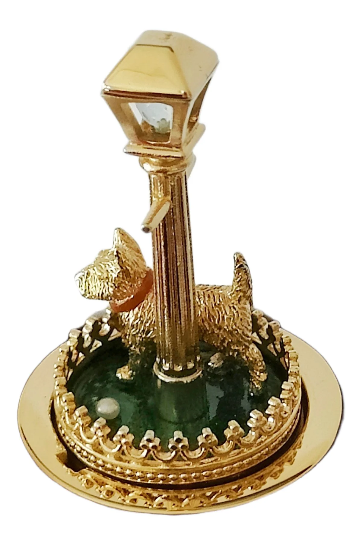 Pearl Egg open to reveal its handcrafted surprise.