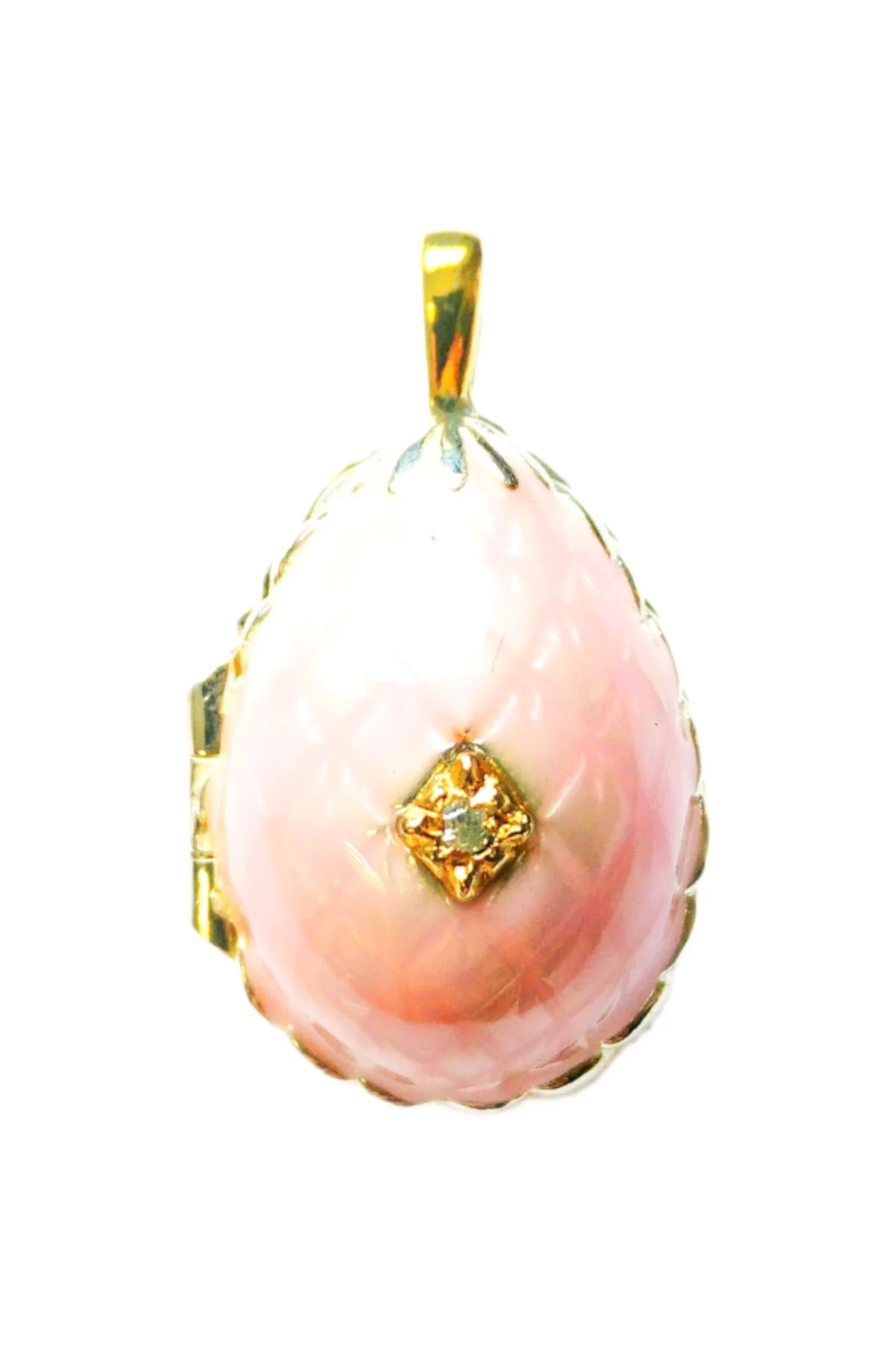 Passion Pendant TFPS953, a sterling-silver Theo Fabergé Passion Pendant with enamel.