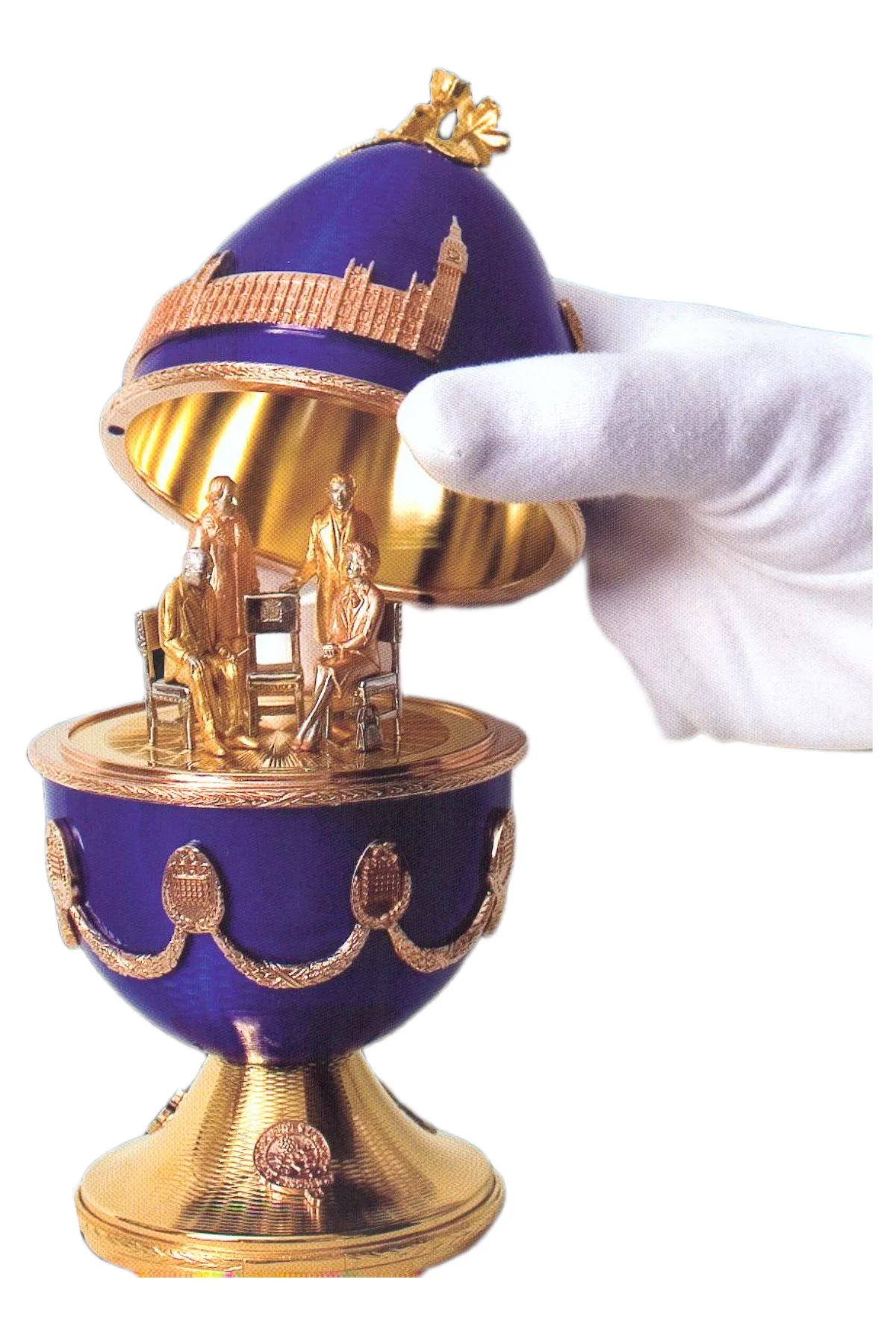 With Passion And Pride open to reveal its handcrafted surprise.