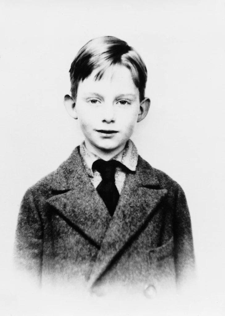 Childhood portrait of Theo Fabergé in England in 1932.