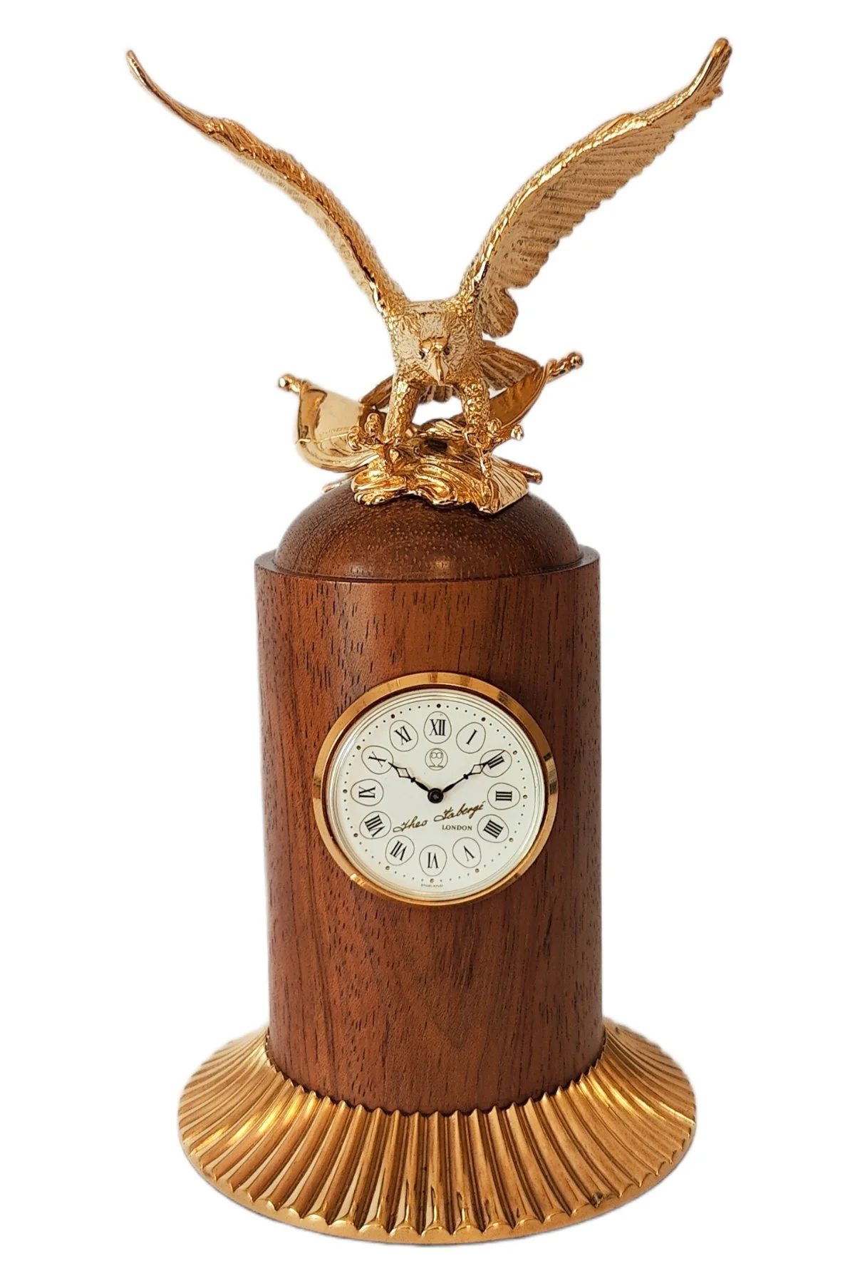 Liberty Desk Eagle, an original Theo Fabergé creation in gold and sterling silver.