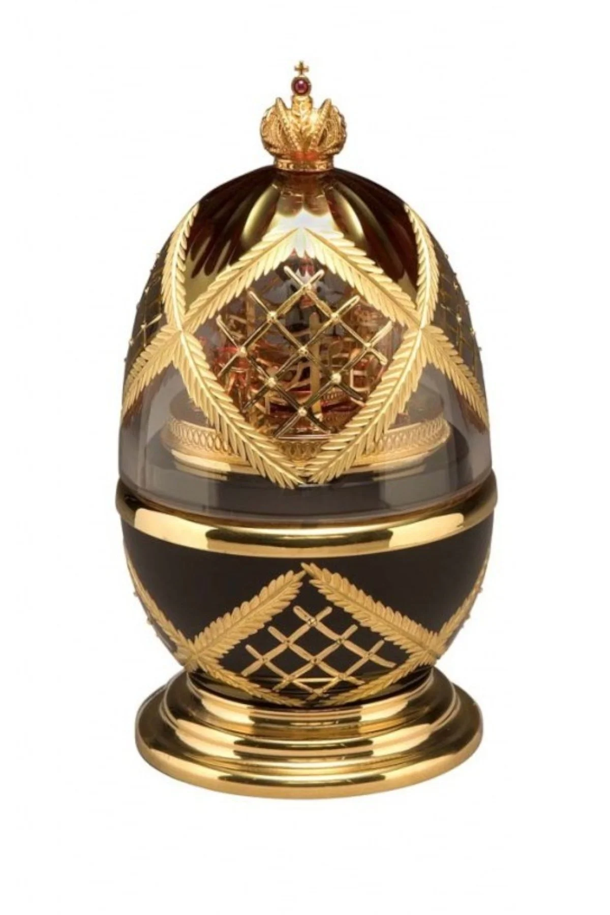 Symphony Egg, an original Theo Fabergé Egg creation in gold and enamel.