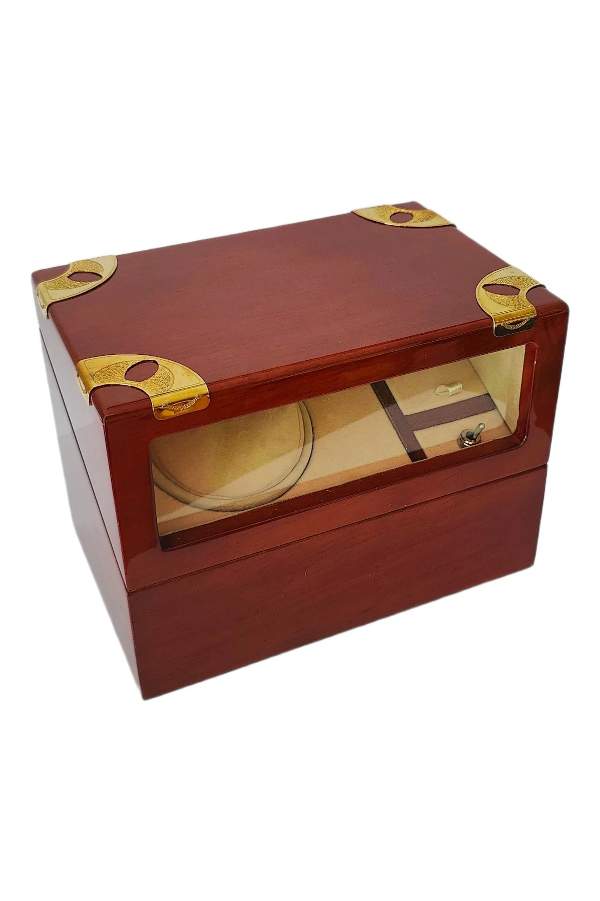 Watch Winder Box, a Theo Fabergé watch.