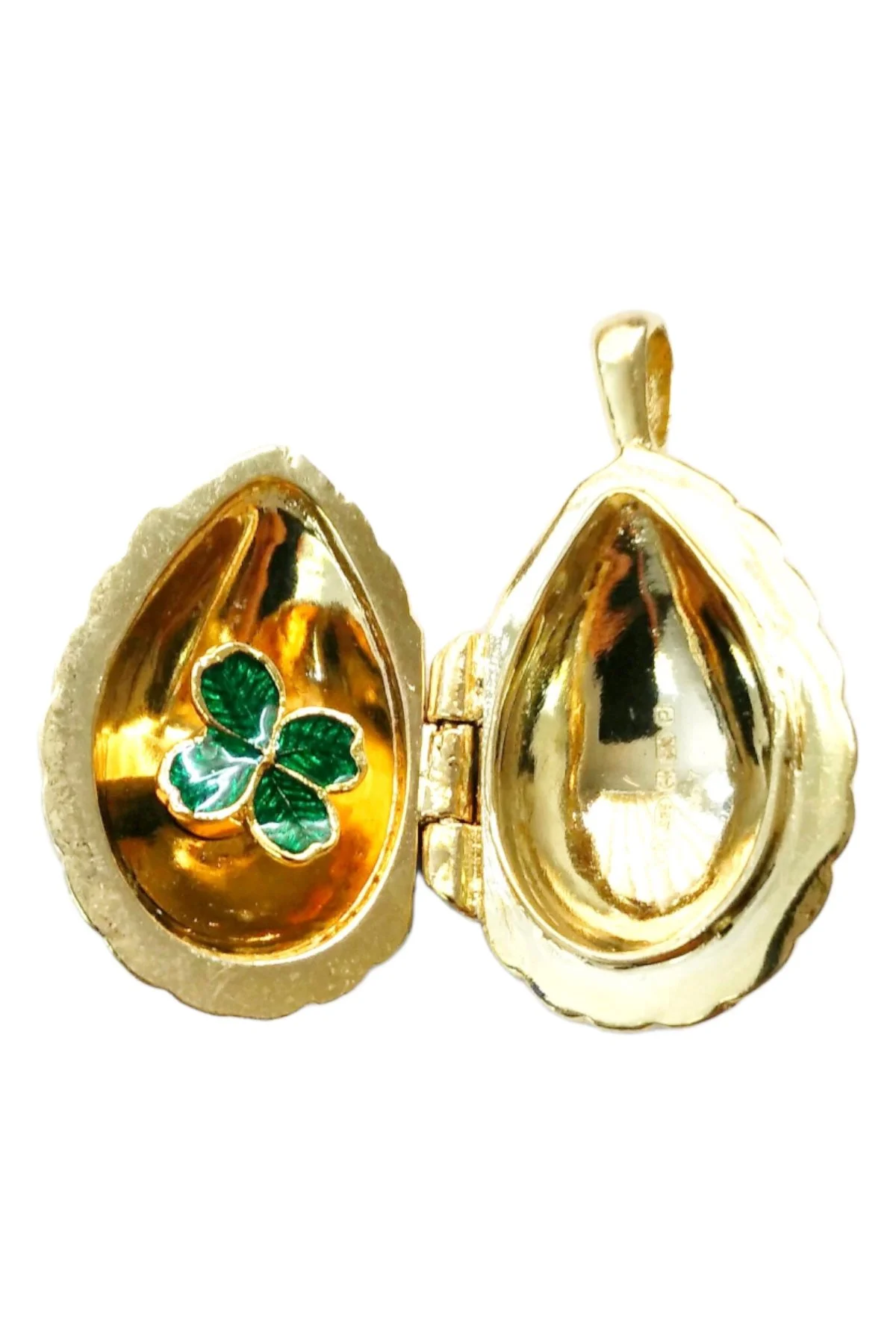 Passion Pendant TFPS955 open to reveal its handcrafted surprise.