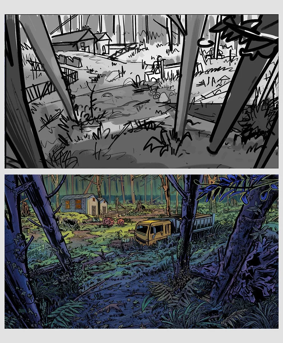 Roman Stevens Zero Sievert loading screen illustration 