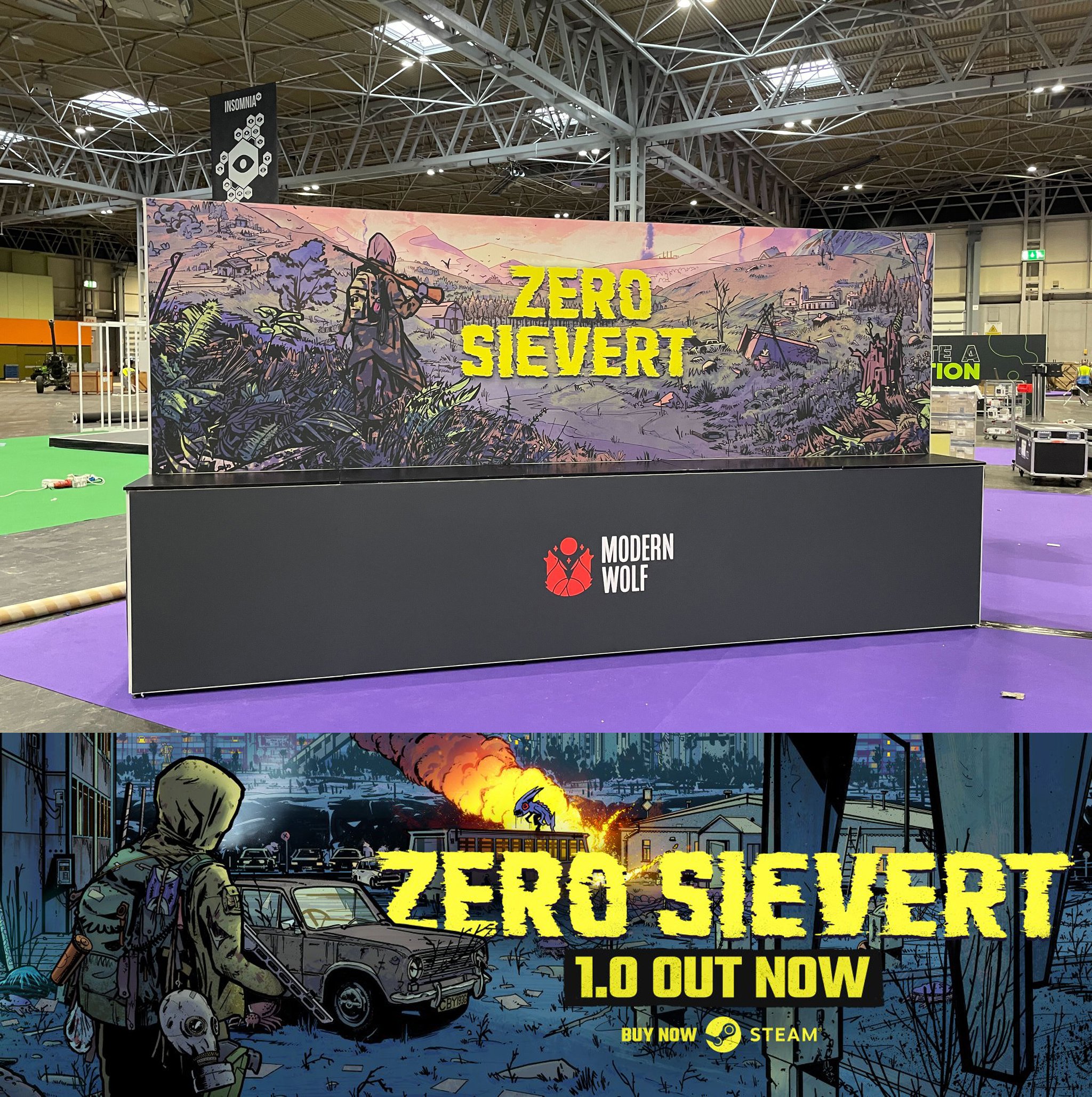 Roman Stevens Zero Sievert loading screen illustration 