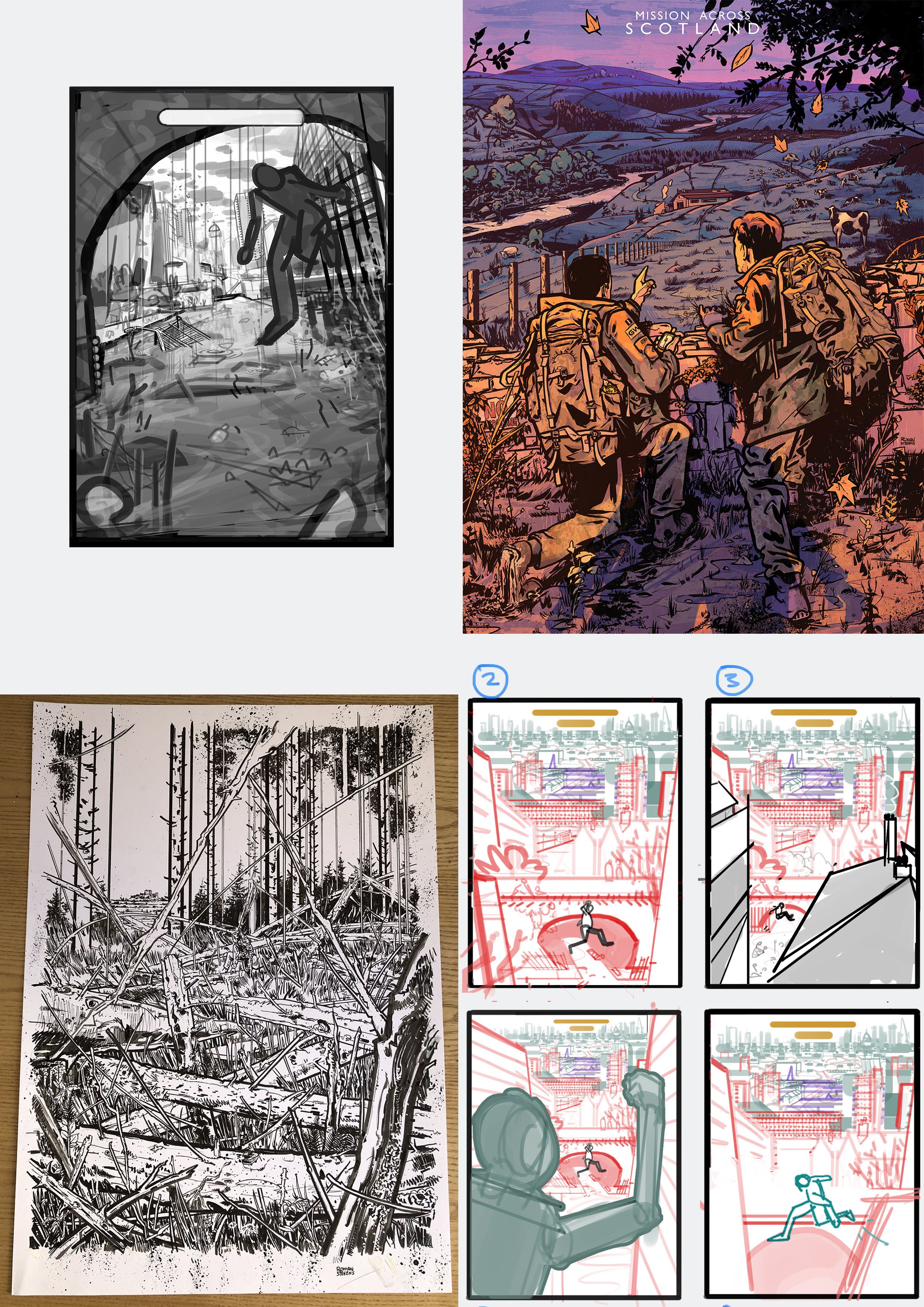 Roman Stevens Geowizard poster illustration