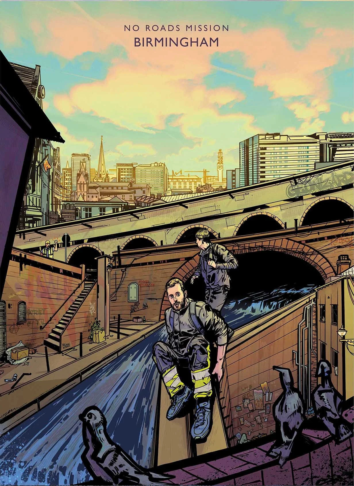 Roman Stevens Geowizard poster illustration