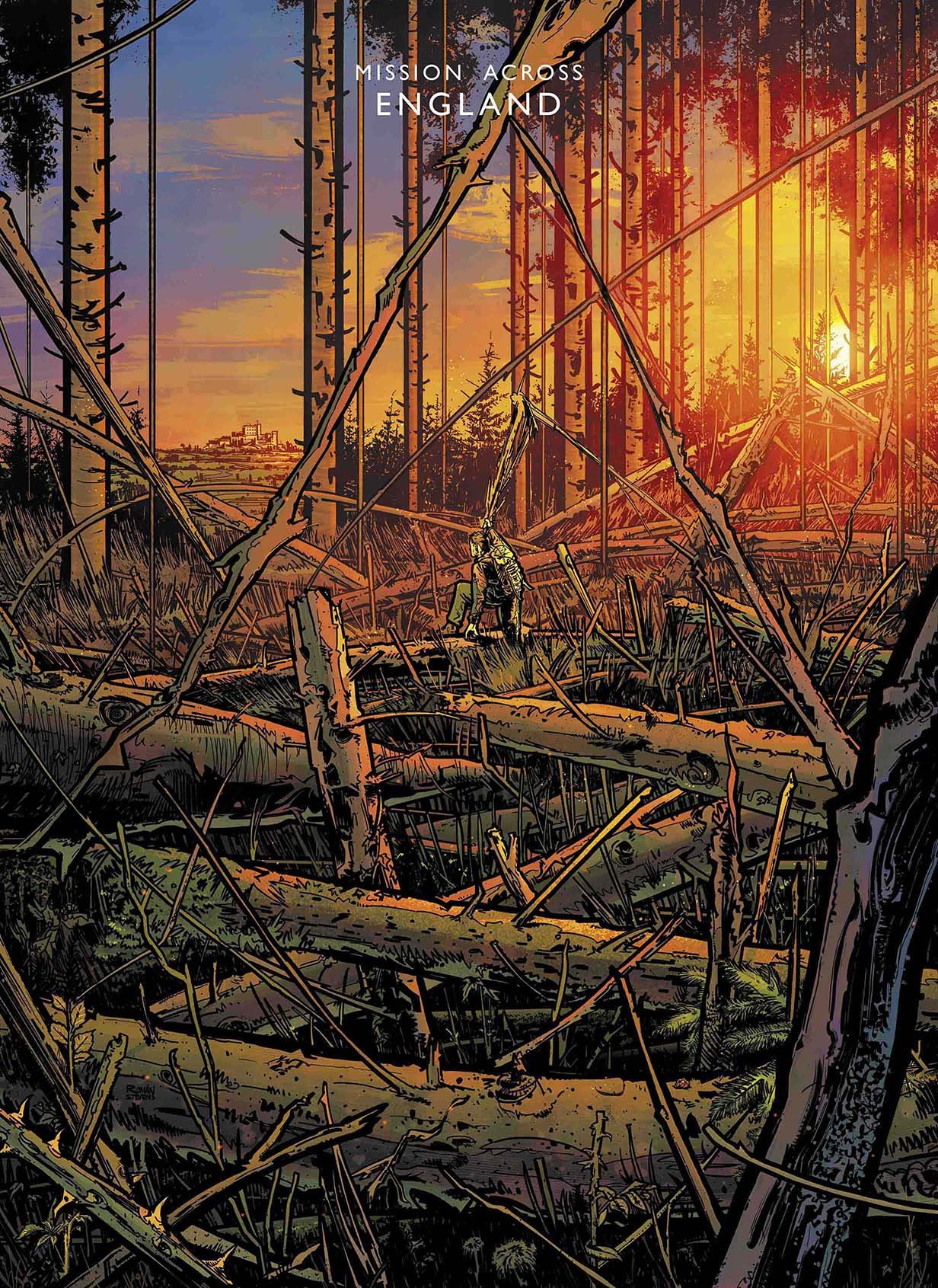 Roman Stevens Geowizard poster illustration