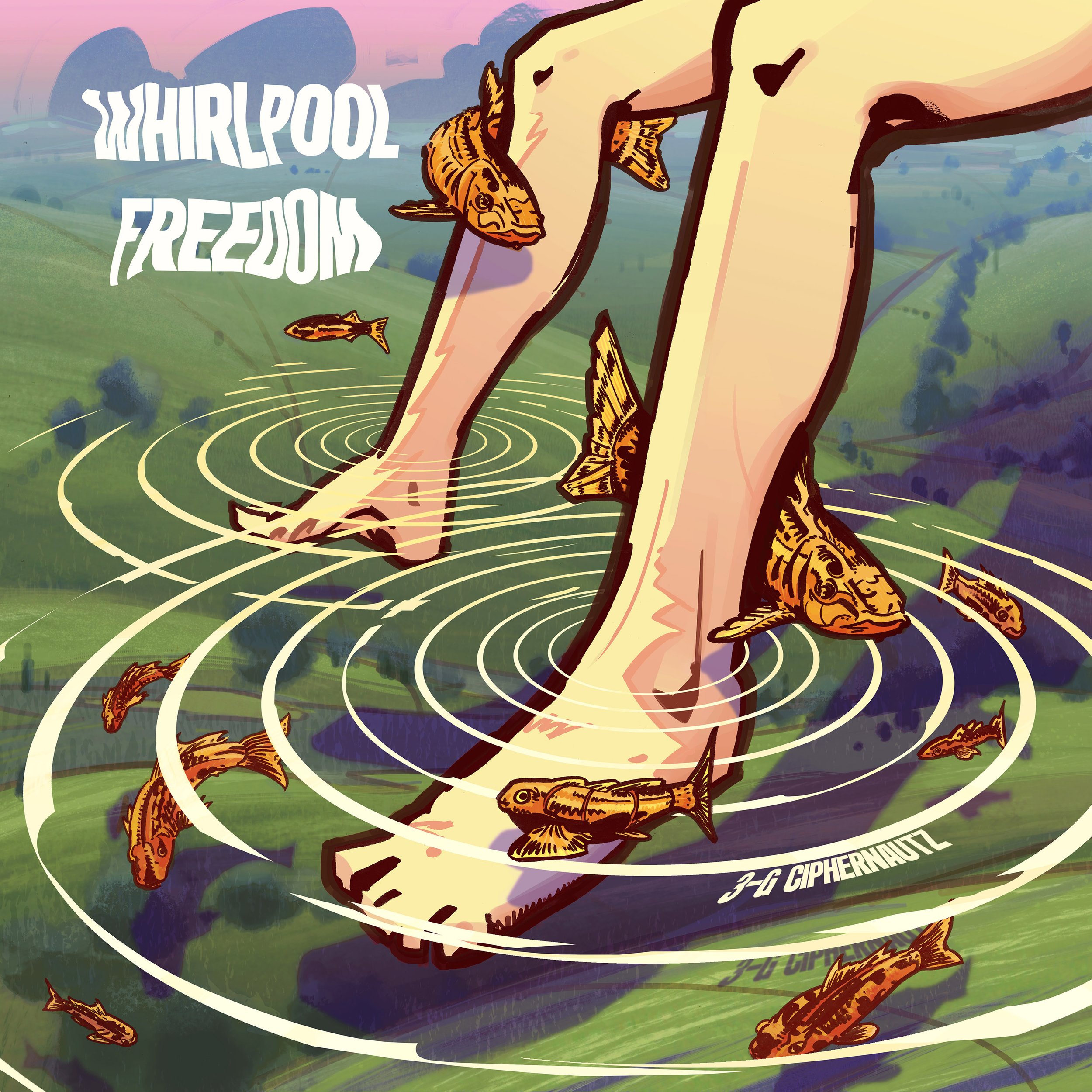 3-g ciphernautz - 'whirlpool freedom' album cover