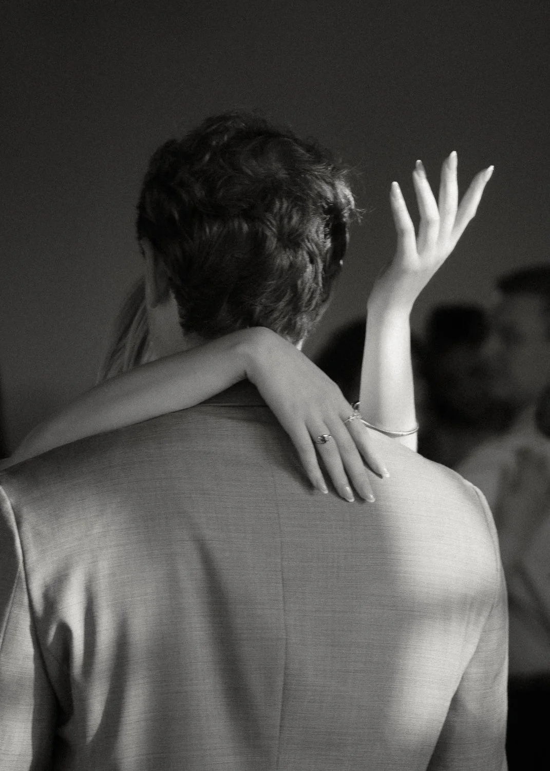 Couple sharing quiet moment before ceremony — authentic photographer Mid-Atlantic