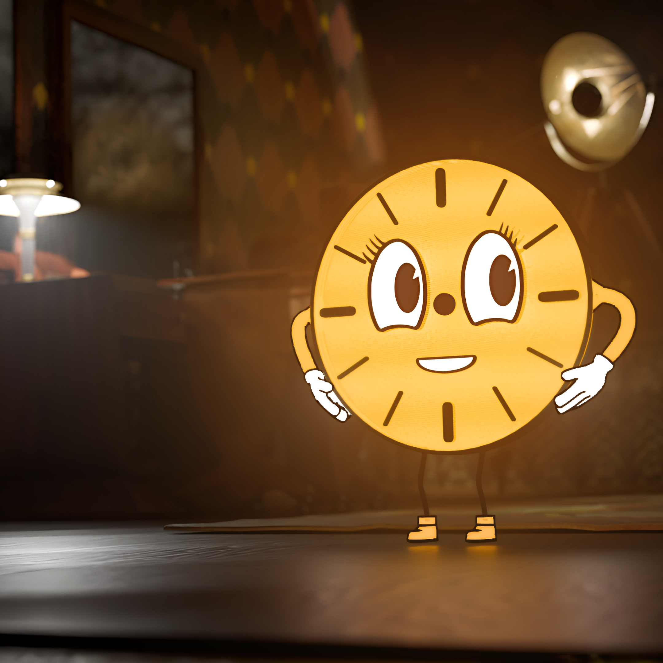 Miss Minutes created for Daily Render Challenge