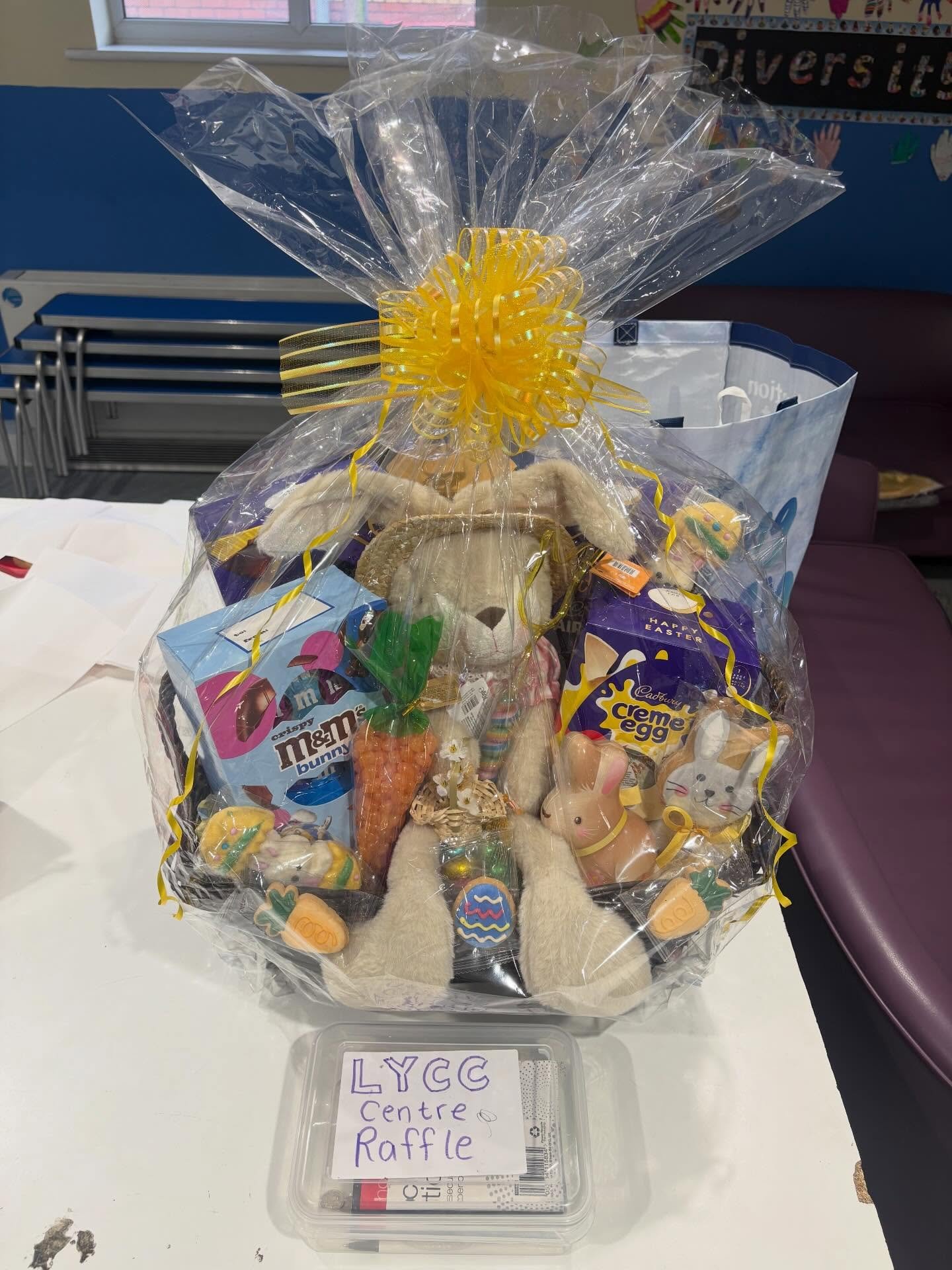 LYCC Easter Raffle &pound;1 per strip and LYCC Young people raffle &pound;0.50 per strip 🐰
