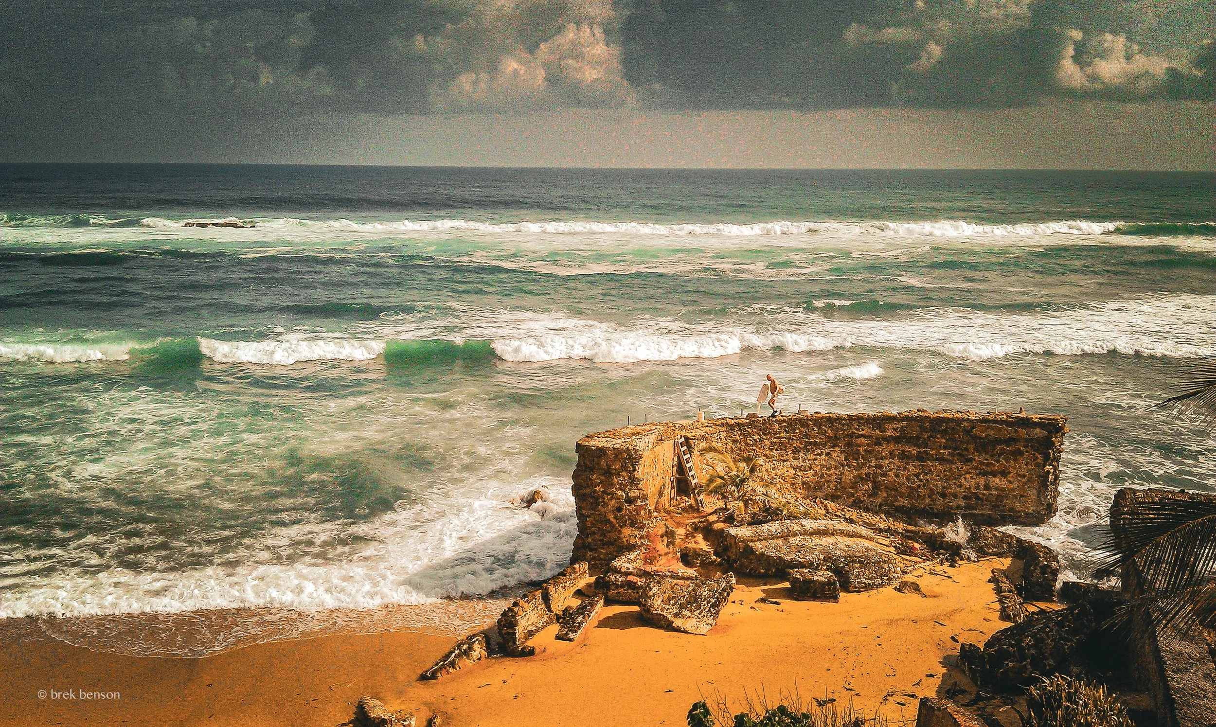 Puerto Rico ocean monolith and person 300dpi.jpg
