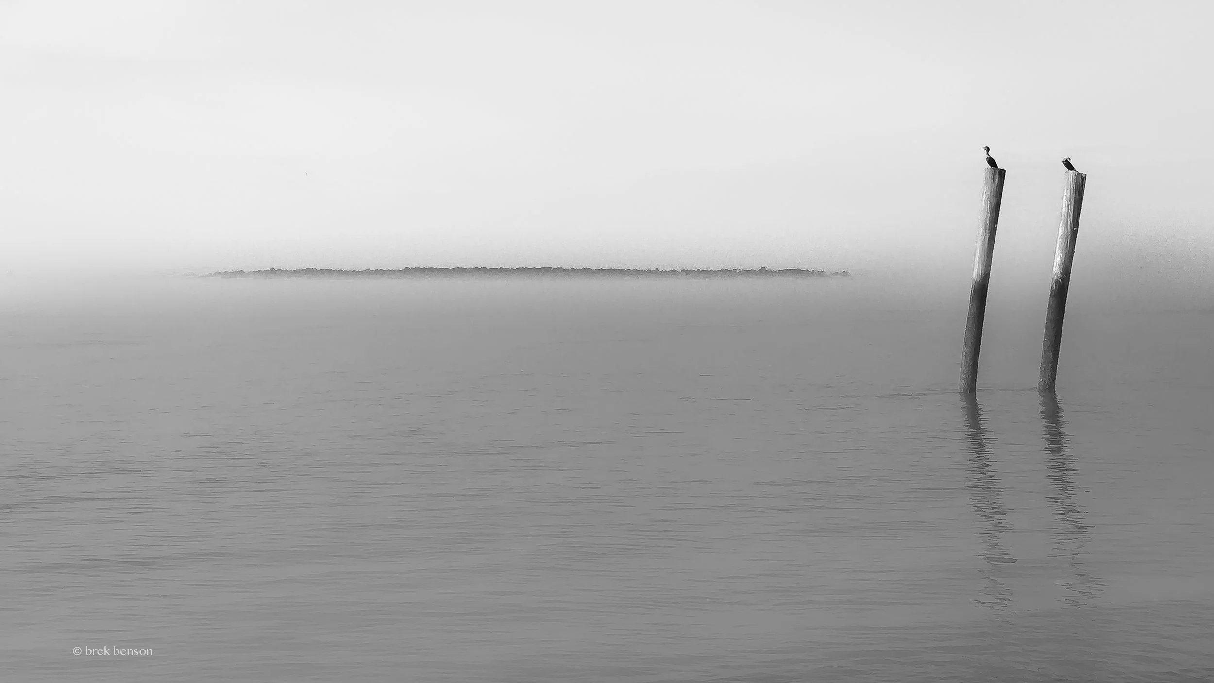 Jekyll Island and pylons B&W.jpg