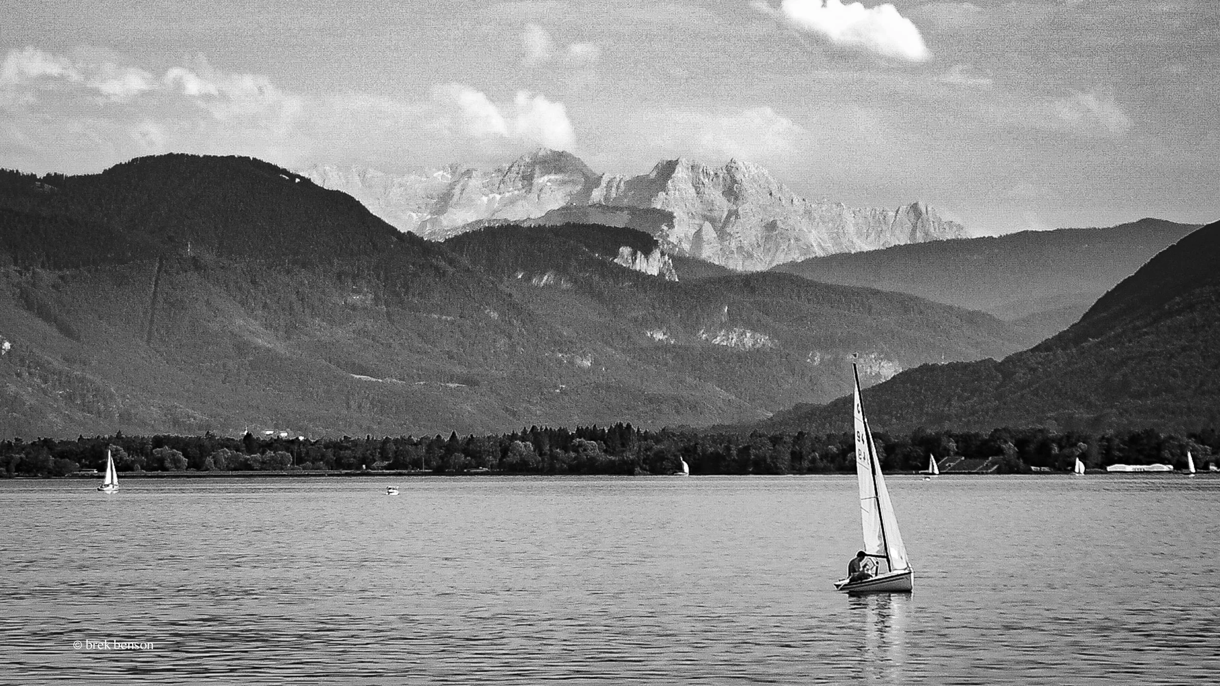 German lake sailboat and Alps B&W 300dpi.jpg