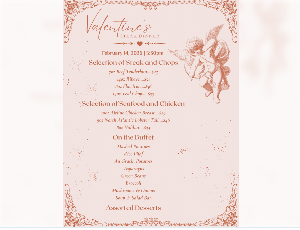Valentine's Steak Dinner