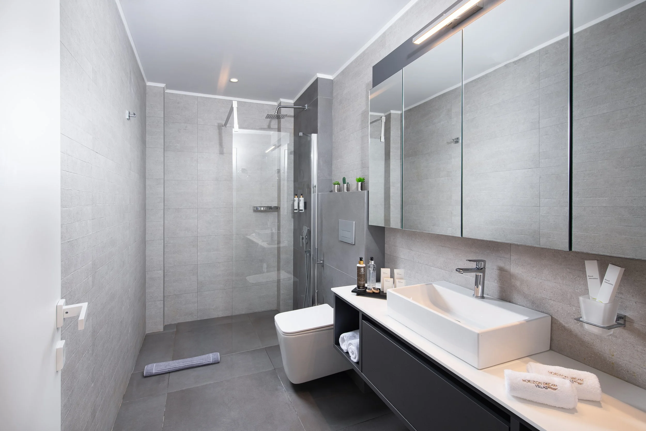 Horizon Dream Villas-Halkidiki Sapphire Villa bedroom in down (6).jpg