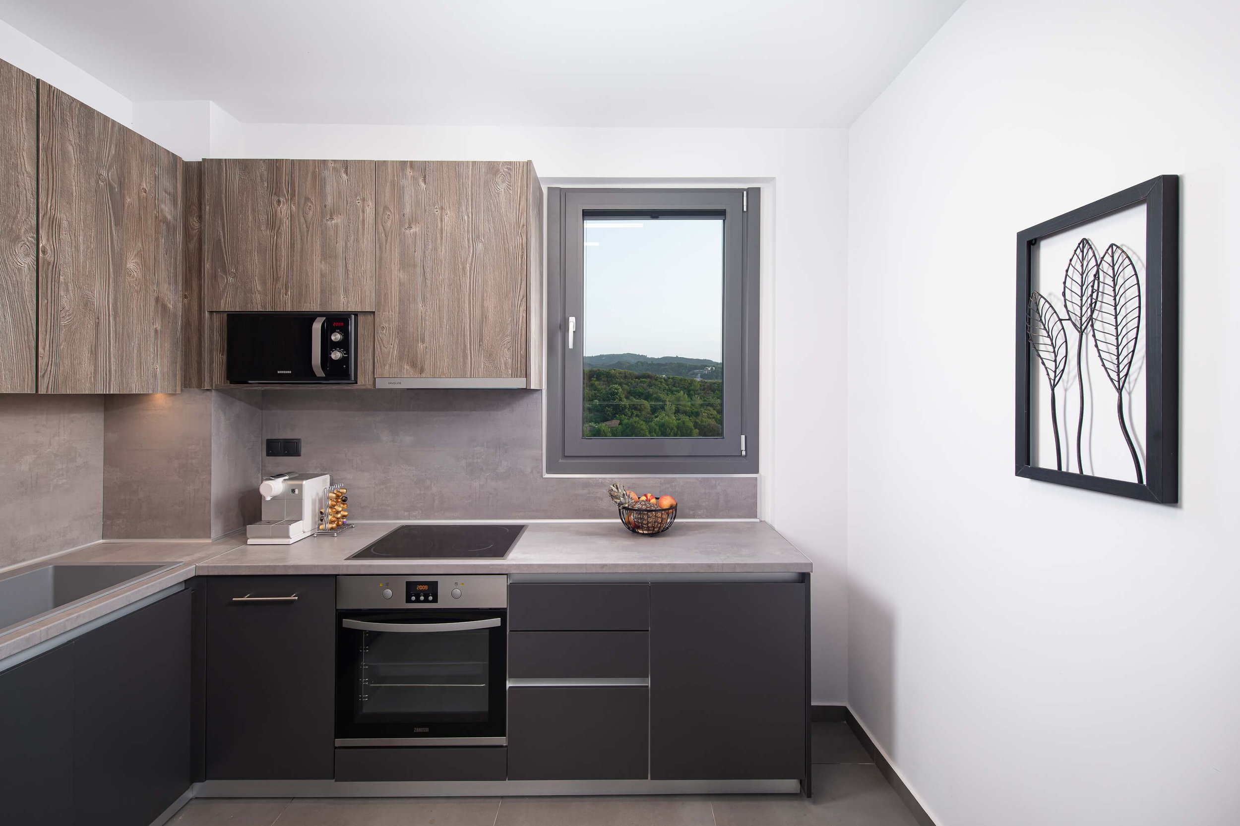 Antonio Villa Kassandra contemporary kitchen setup for effortless entertaining