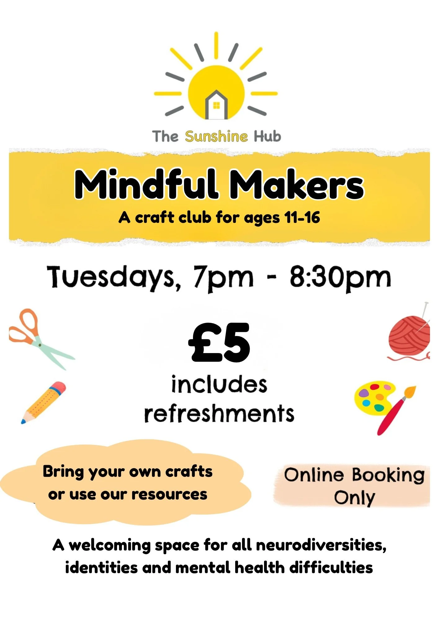 Mindful Makers - Teen Crafting