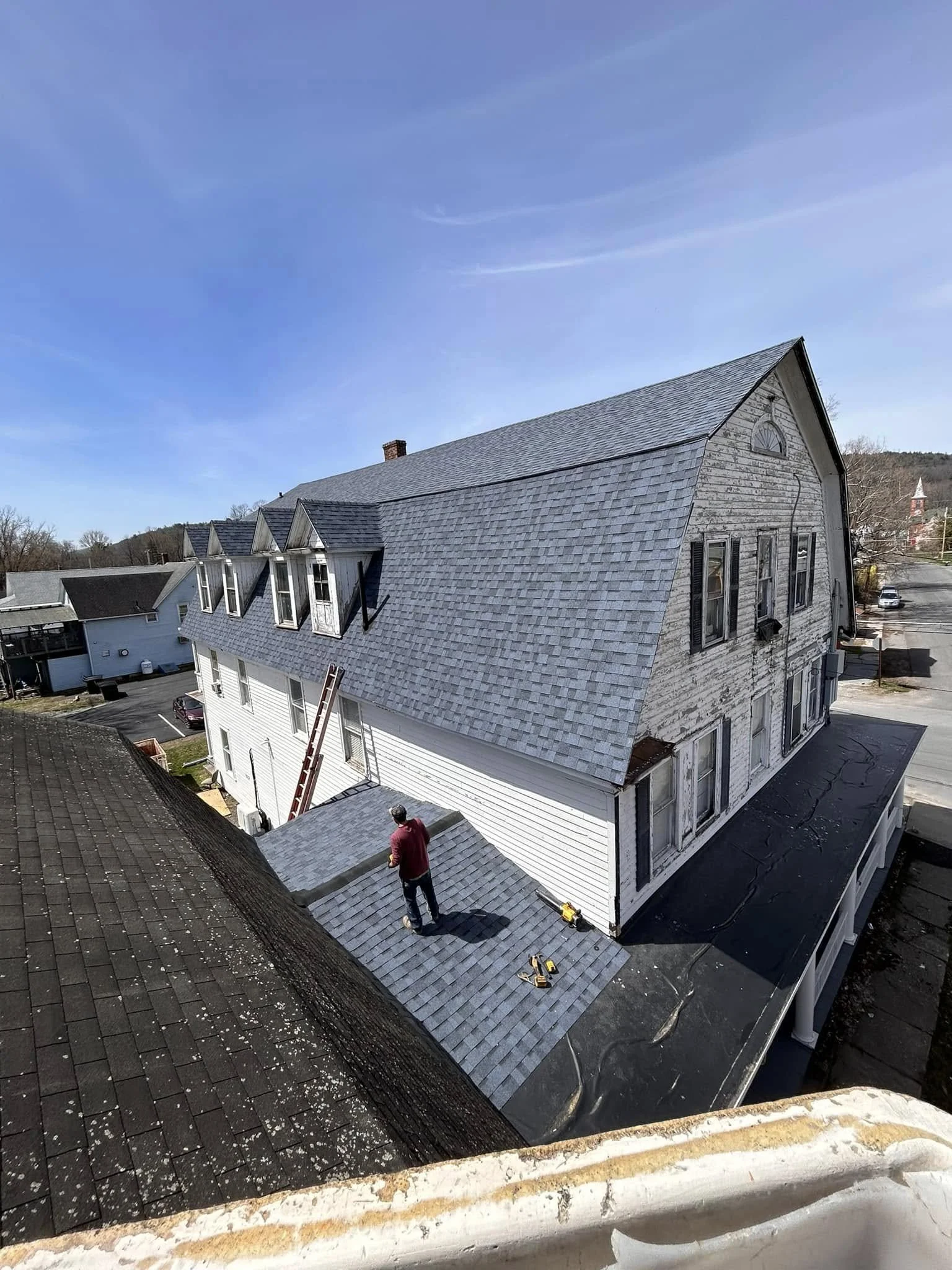 Exterior image of renovation project in Hudson Valley