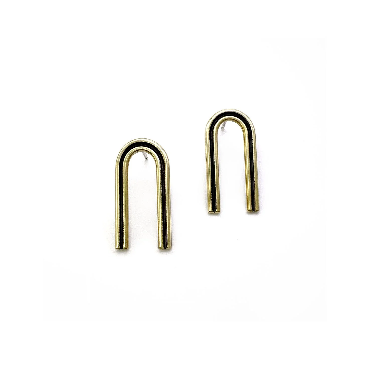 double bar rainbow studs