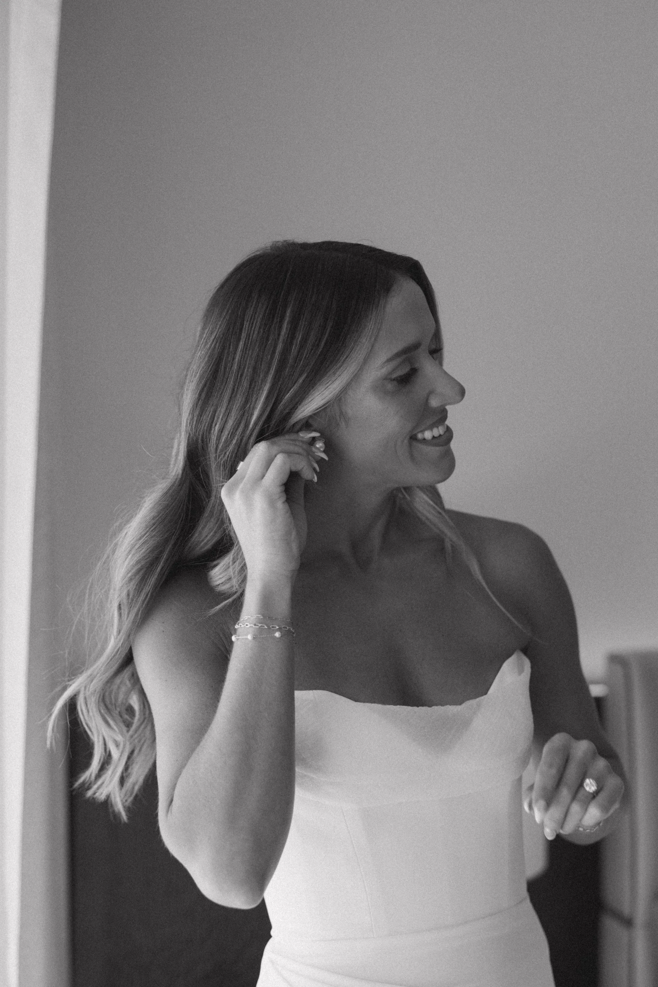 Bridal hair and makeup done by May Paulina, southern florida hair and makeup artist