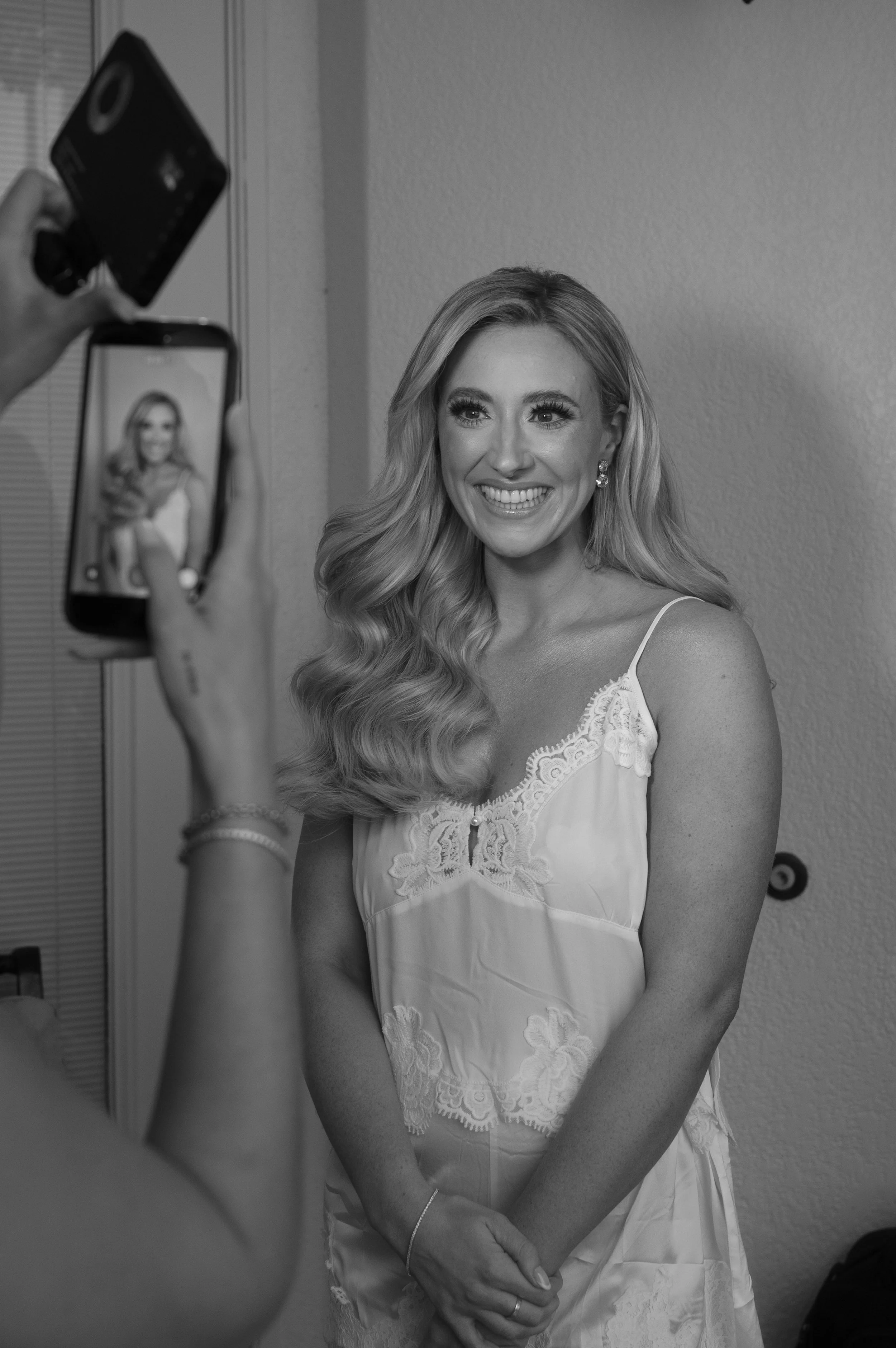 Bridal hair and makeup done by May Paulina, southern florida hair and makeup artist