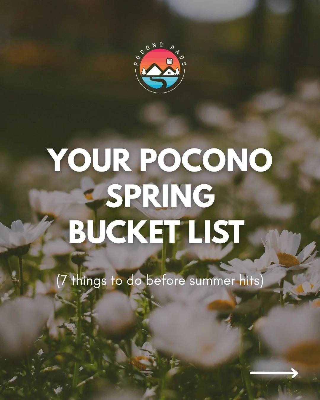 Spring in the Poconos has a whole list of things that need to happen.

Save this before you plan your trip! 

📍Pocono Mountains, PA

Which one are you doing first? Drop it below 👇

#poconomountains #springbucketlist #poconosgetaway #thingstodointhe