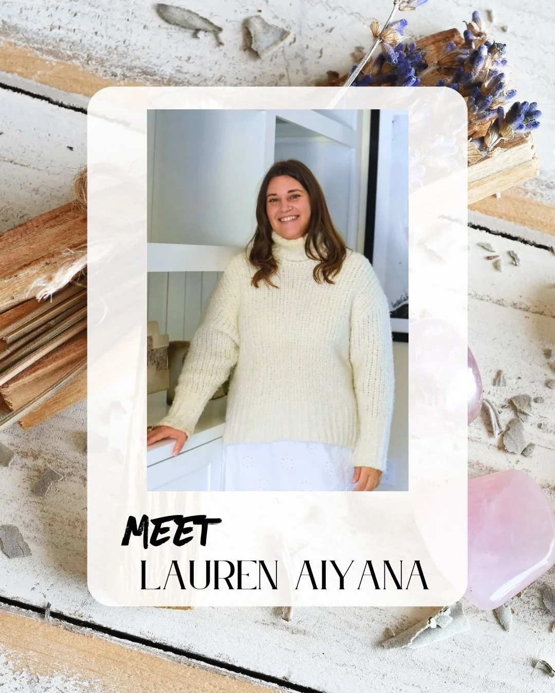 WELCOME HAUS is so happy to have Lauren Aiyana as one of our founders. 

Lauren is an advanced spiritual practitioner who guides clients through deep personal transformation. With over 18 years in holistic healing, she helps individuals develop clari
