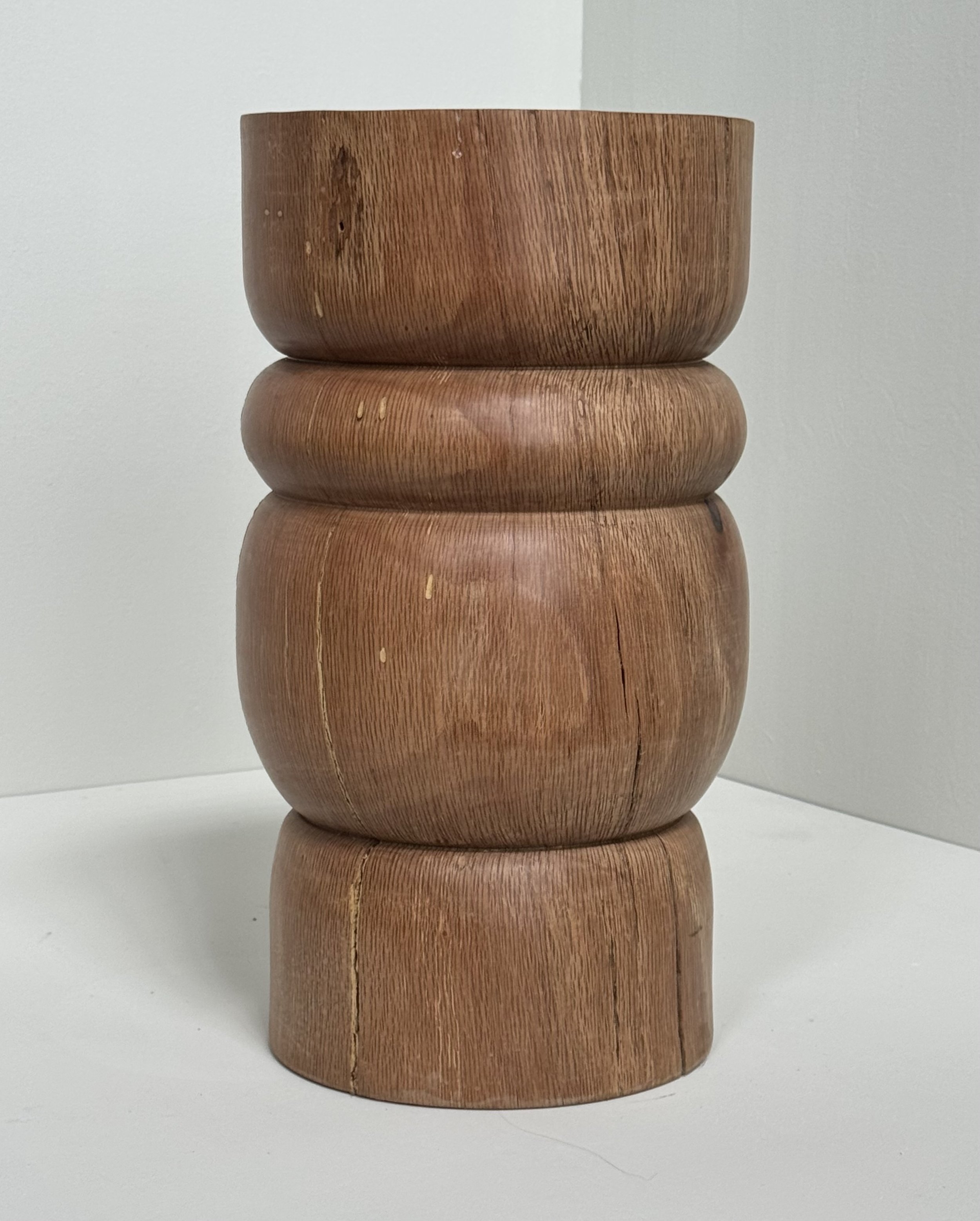 Mesa Auxiliar de Encina Artesanal