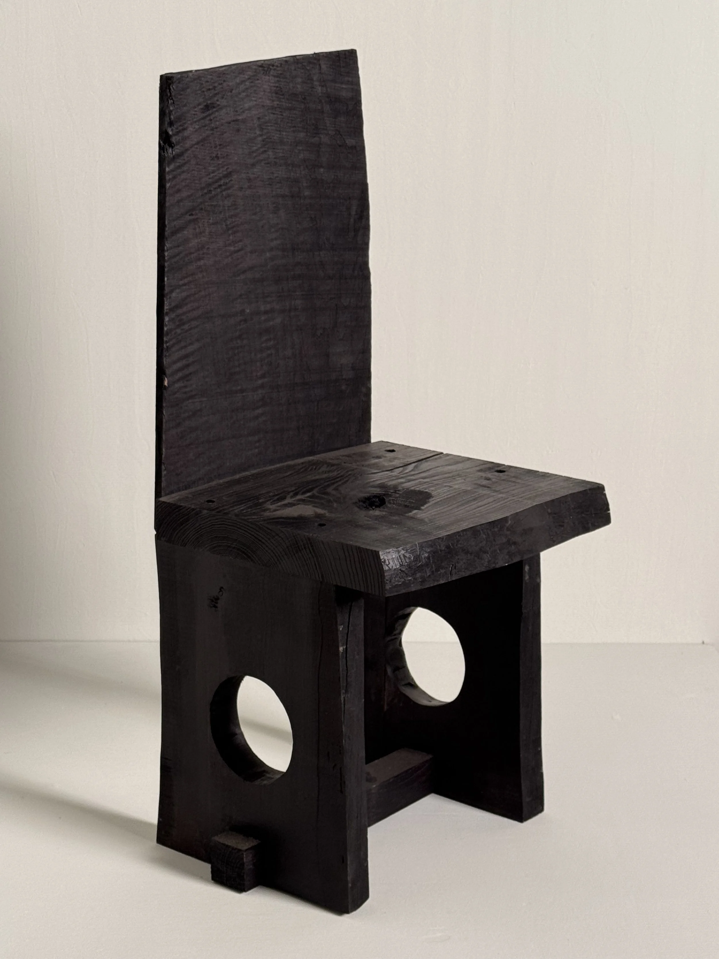 Silla de Fresno Ebonizada