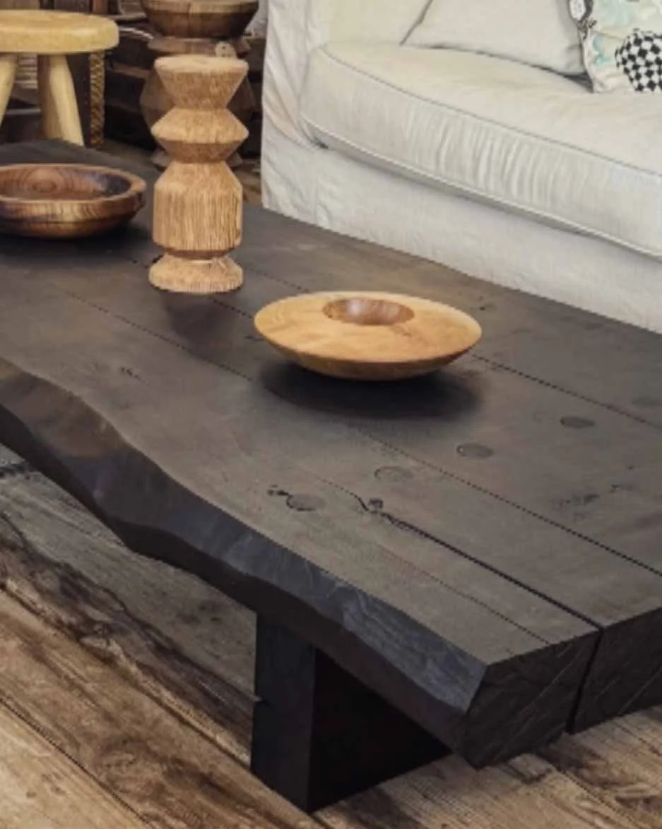 Mesa de Café de Cerezo Ebonizado