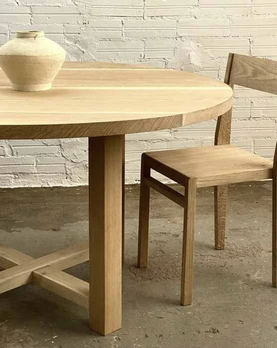 Mesa Redonda de Madera Maciza a medida