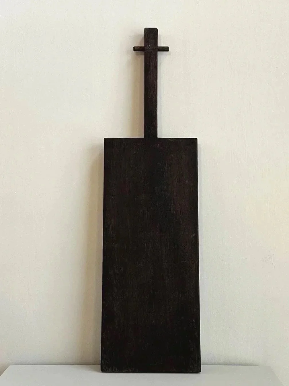 Tabla de Cortar Artesanal de teka ebonizada