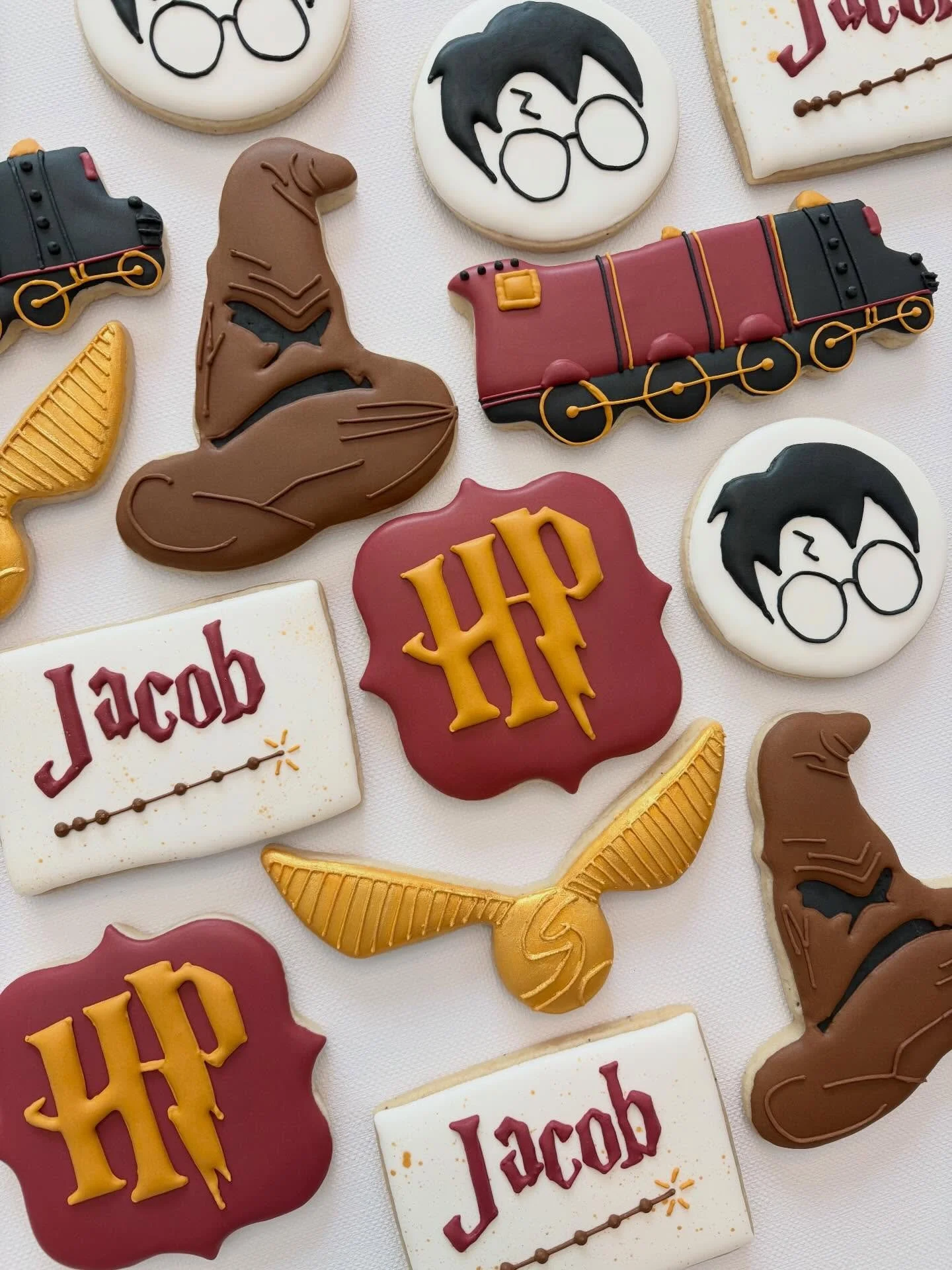 The Wizarding World of Harry Potter cookies ✨🍪

#homemadecookies #customcookies #sugarcookies #harrypottercookies
#wesleychapelcookies