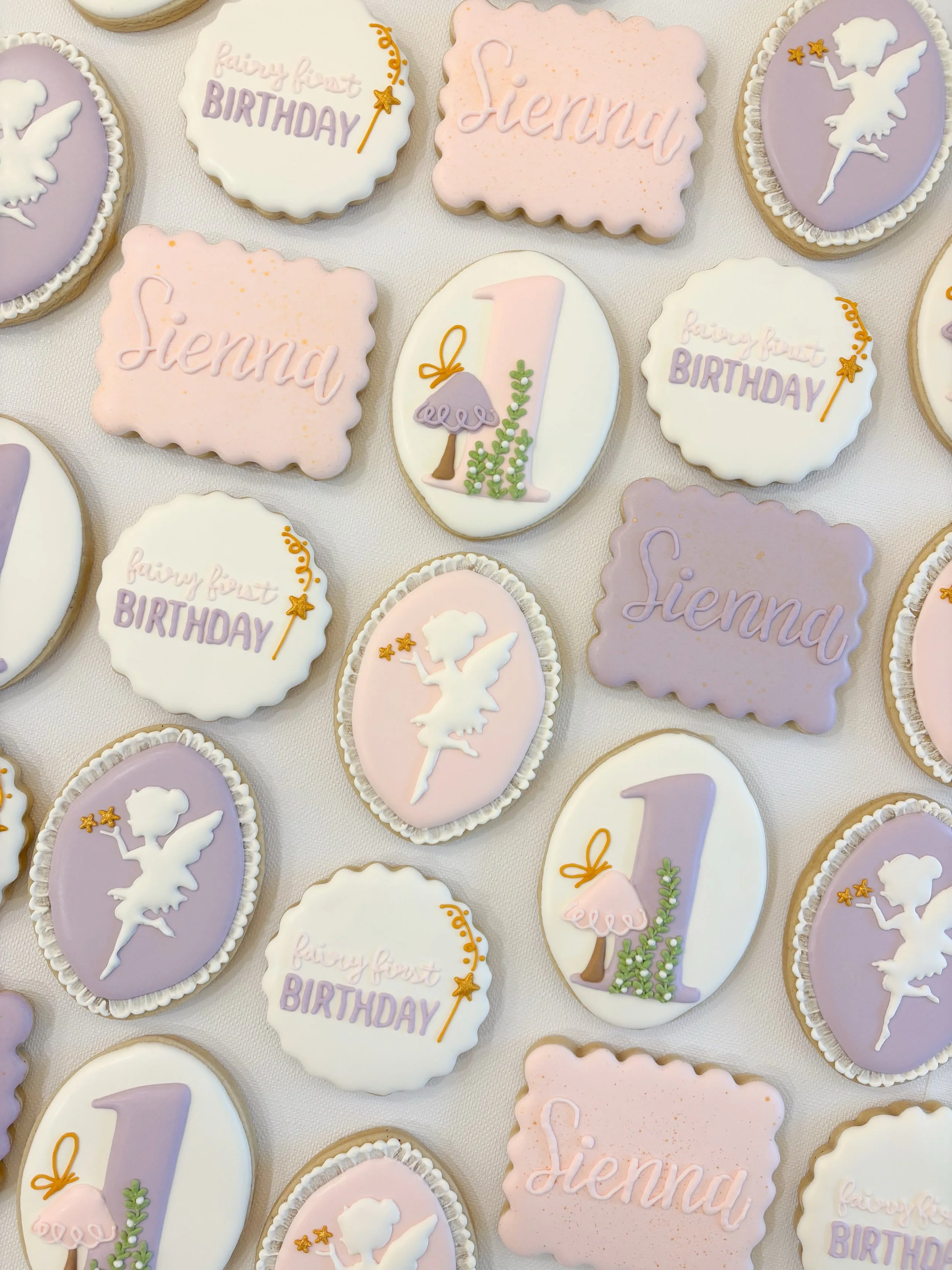 Fairy first birthday 🪄🧚

#homemadecookies #customcookies #sugarcookies #birthdaycookies
#wesleychapelcookies