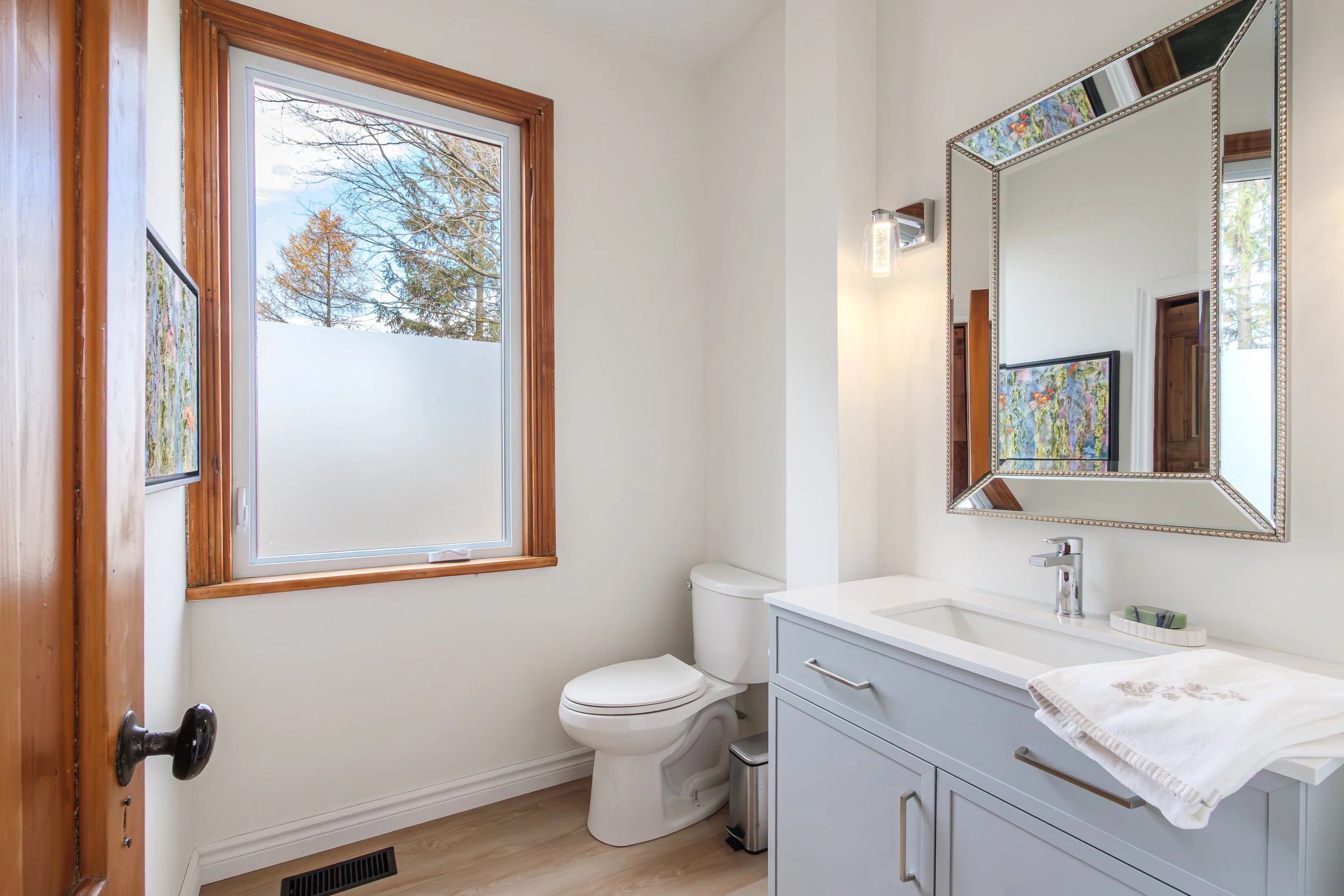 2 piece main floor bathroom