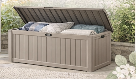 Refreshing a room or decluttering this spring? 🪴 Shop my home decor Spring collection for the newest product trends and stylish organization. These outdoor deck boxes aren't just for outside -- I use them for hidden storage in my basement too! 