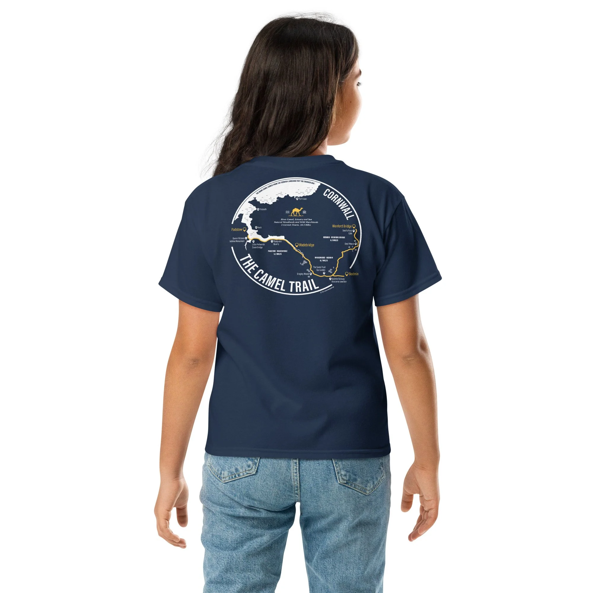 Youth Classic Tee  – The Camel Trail Map