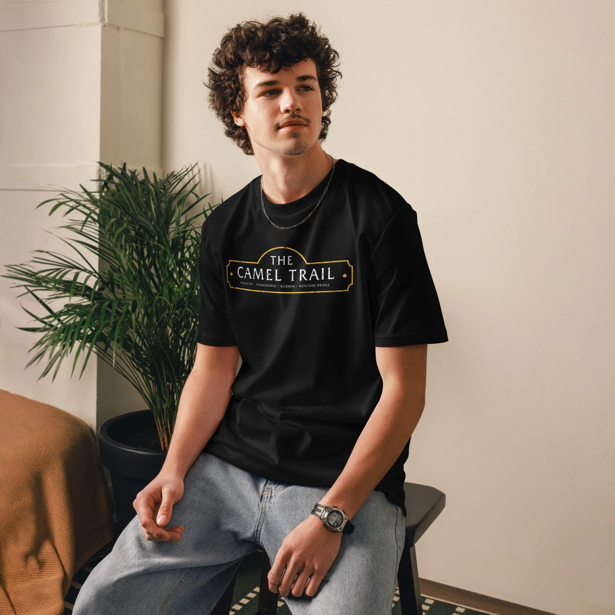 Unisex Organic Cotton T-shirt  – The Camel Trail Sign
