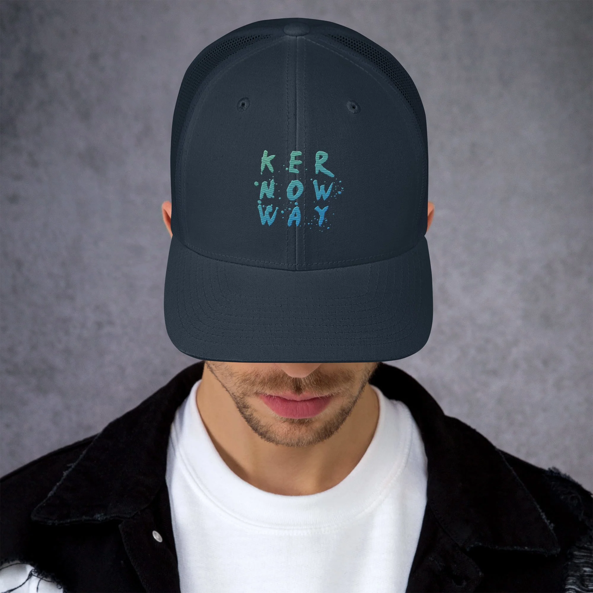 Kernow Way Trucker Cap | Mesh Back Hat | Coastal Surf Lifestyle Cornwall