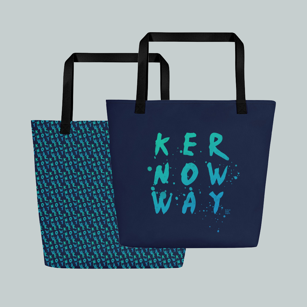 All-Over Print Large Tote Bag – Kernow Way