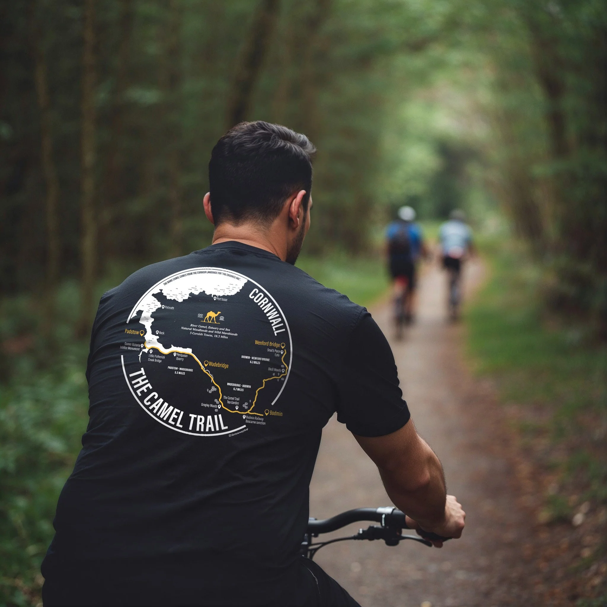 Unisex T-shirt – The Camel Trail Map