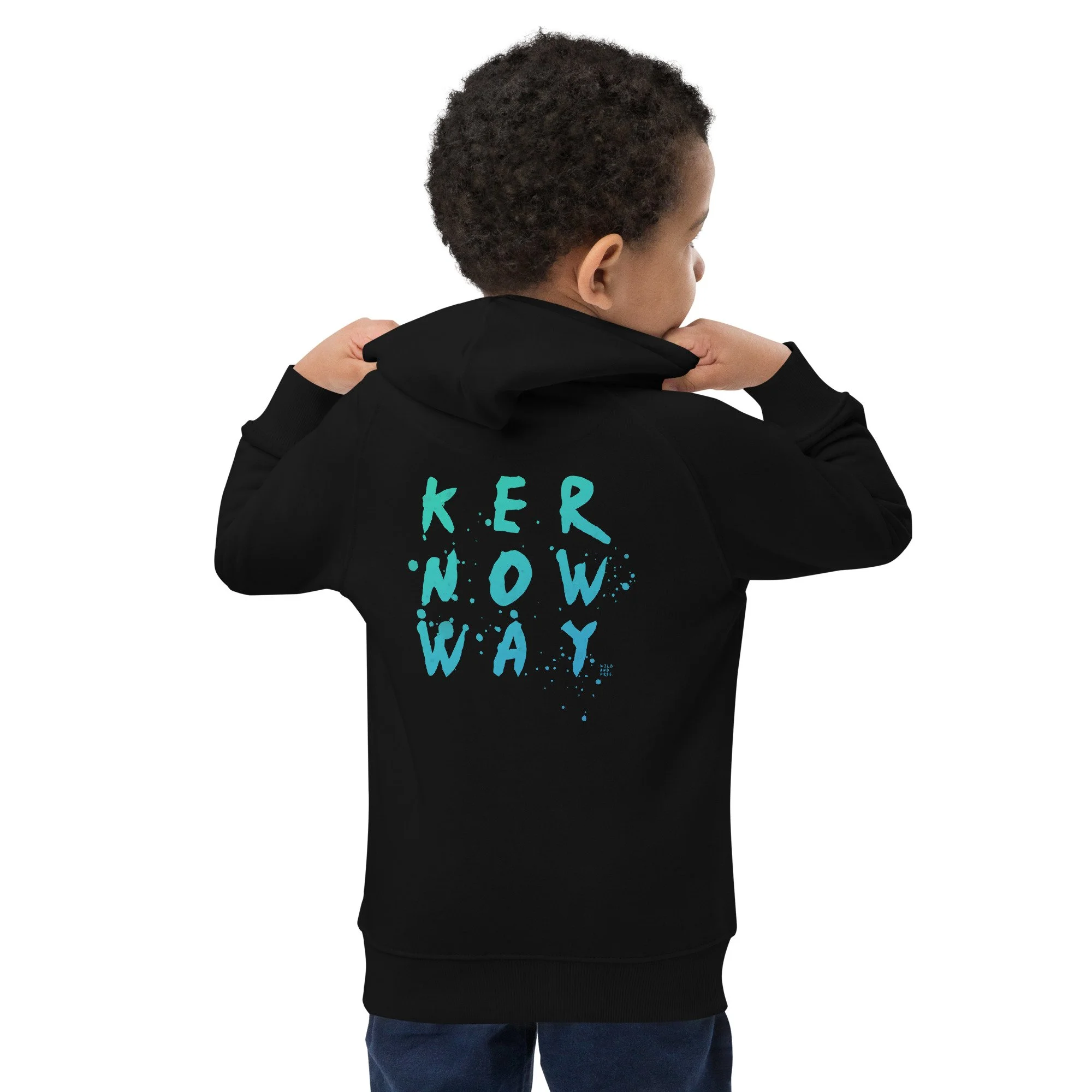 Kids eco hoodie – Kernow Way